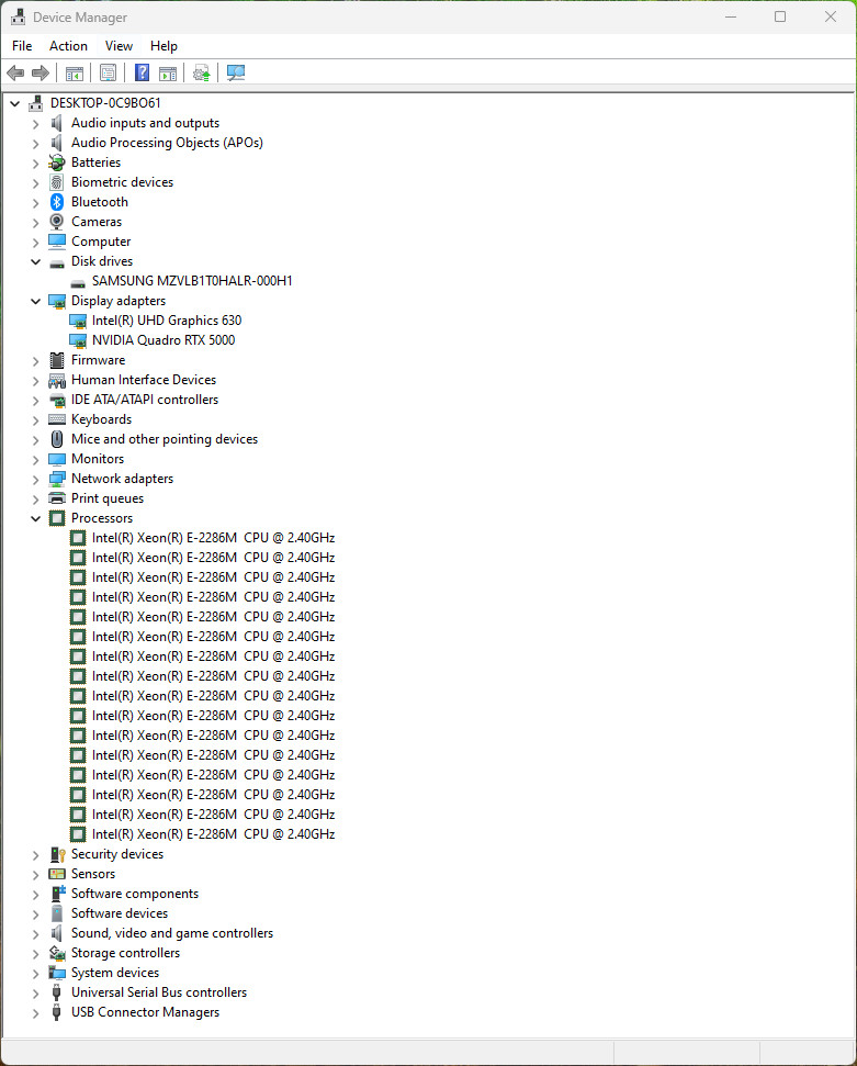 HP ZBOOK 17 G6 WORKSTATION XEON E-2286M 64GB 1TB M.2 SSD RTX 5000 W11PRO T9-A12
