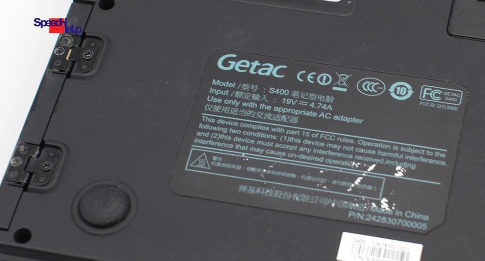 Getac S400 Notebook Laptop Core I3-M380 256GB SSD 4GB RAM Windows 7 Pro WLAN BT