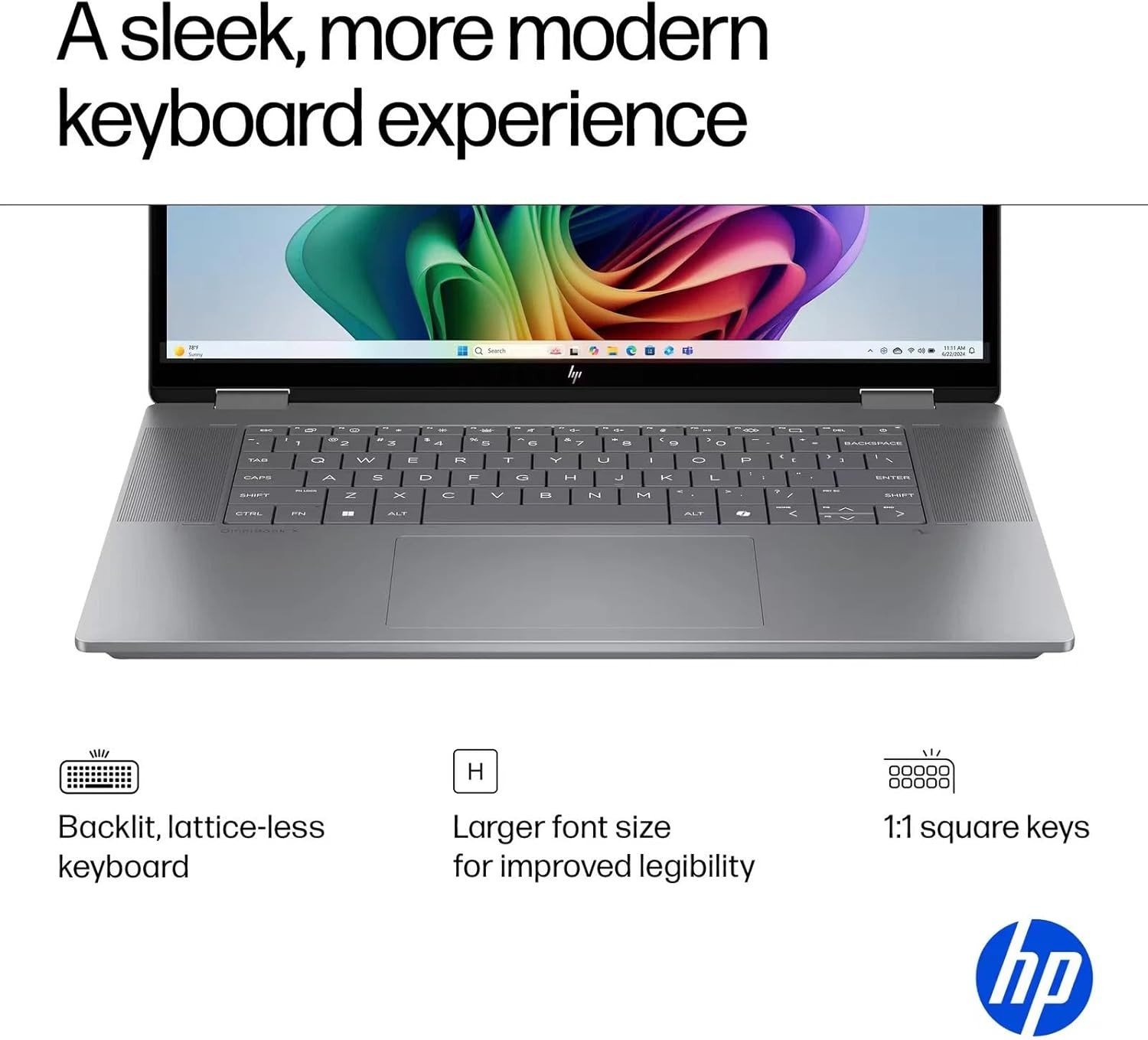 HP OmniBook X Flip 16″ 2K Touch Laptop AMD Ryzen AI R5-340 16GB RAM 512GB SSD