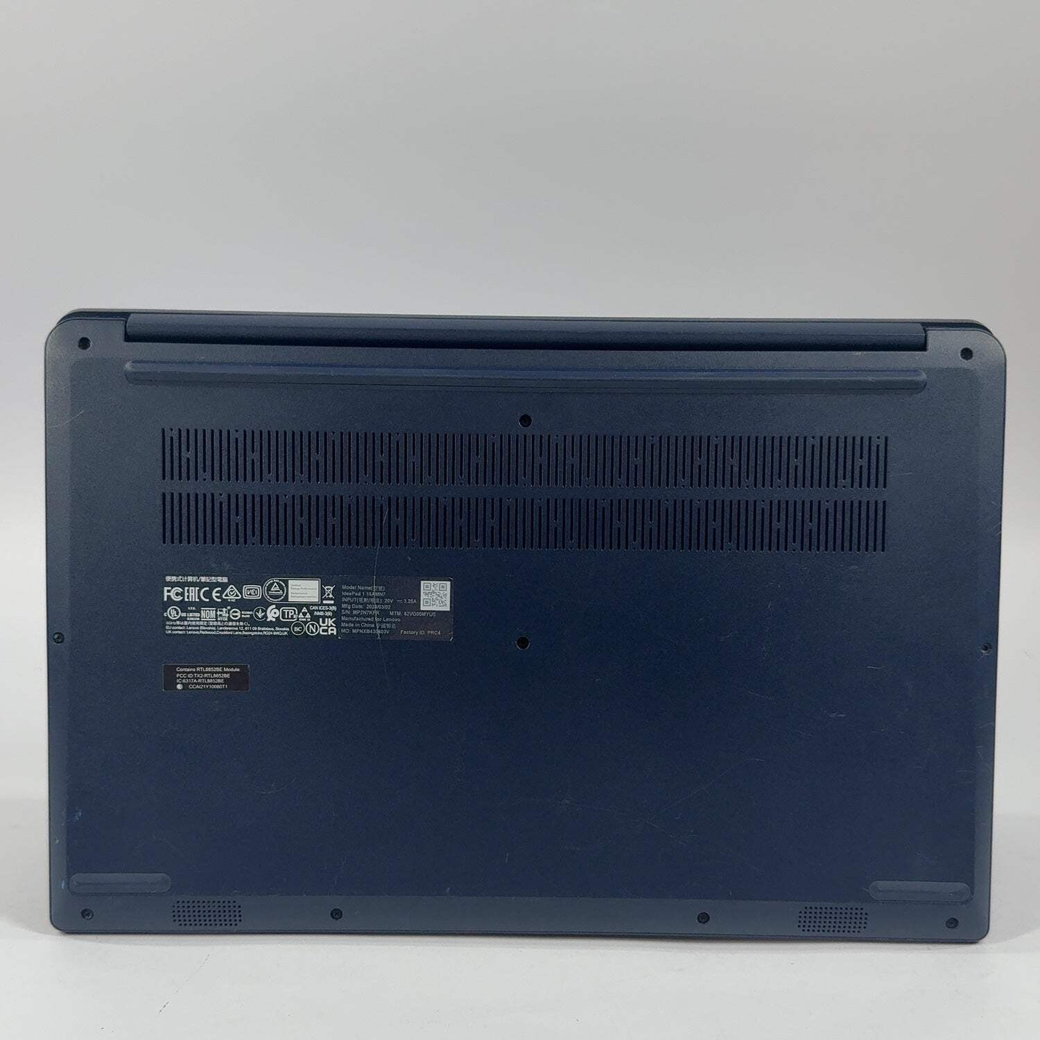 Broken Lenovo IdeaPad 1 15AMN7 Ryzen 5 7520U 2.8GHz 8GB RAM 256GB SSD No Wifi