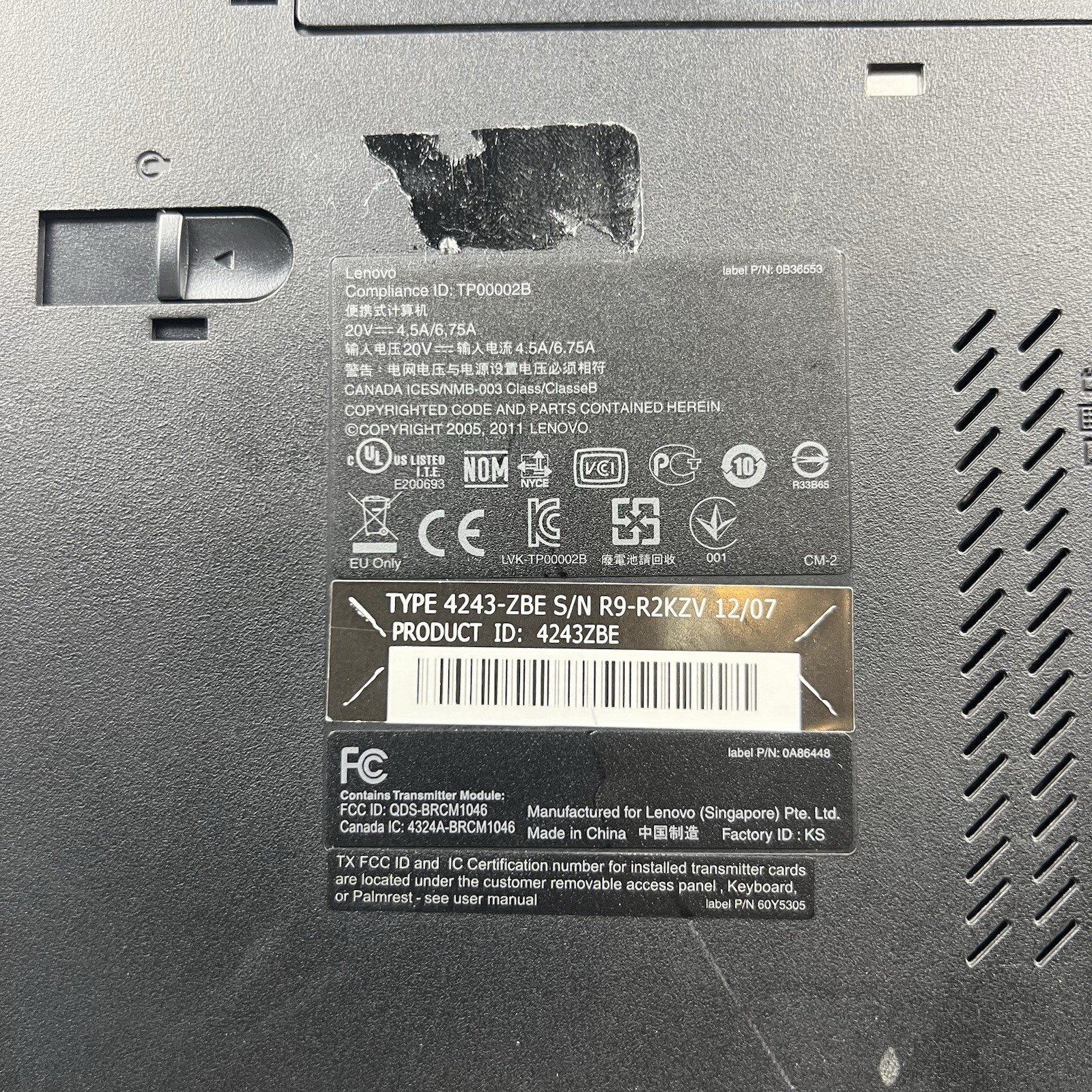 Lenovo ThinkPad T520 Intel i7-2640M 8GB 320GB HDD Win 10 w/ Charger|ELP74, READ