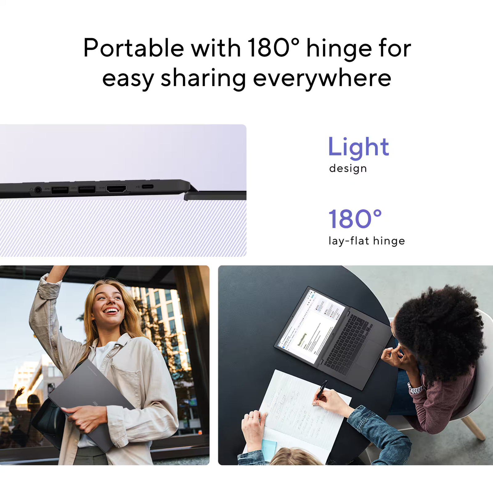 ASUS – CX34 14″ FHD Chromebook Plus Laptop with Google AI – Intel Core 5 120U…