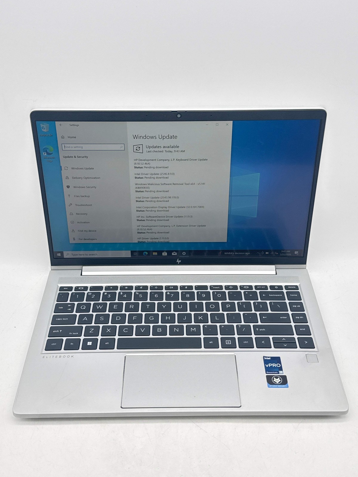 HP EliteBook 640 G10 14.0″ FHD Touch Core i5-1335U 1.30GHz 256GB SSD 8GB RAM