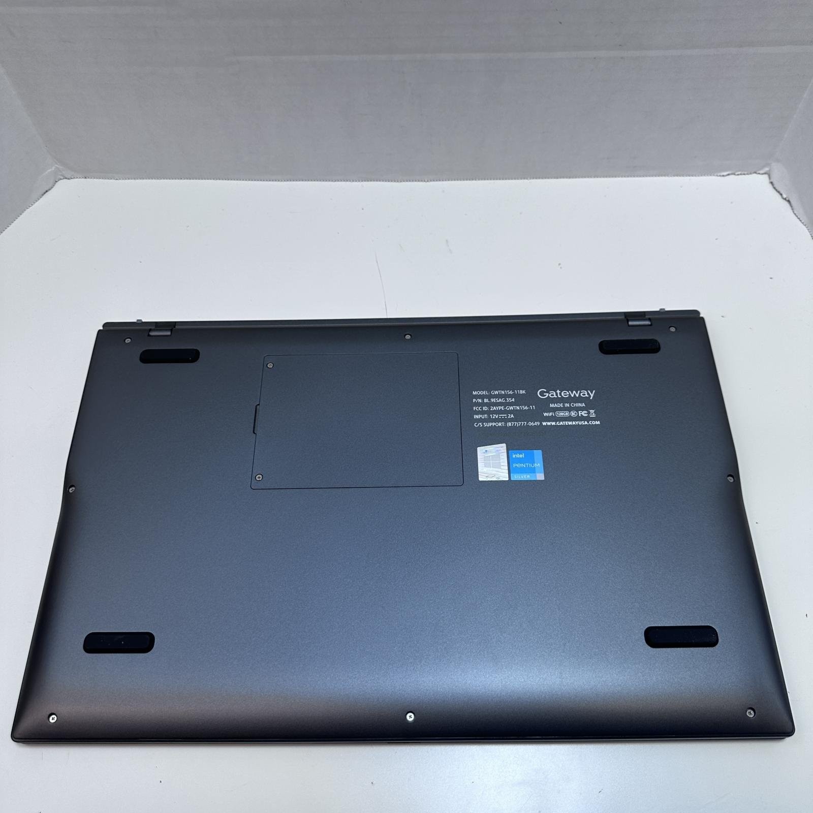 Gateway GWTN156-11BK Laptop, Intel Pentium Silver N5030, 4GB, 128GB