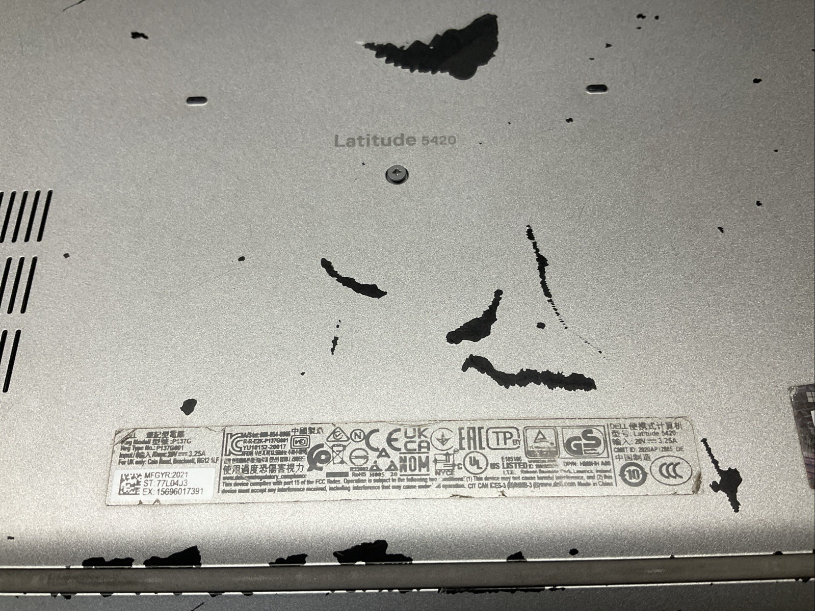 Dell Latitude 5420 / Intel Core i7 11th Gen / BIOS Unlocked / Parts Repair / J3
