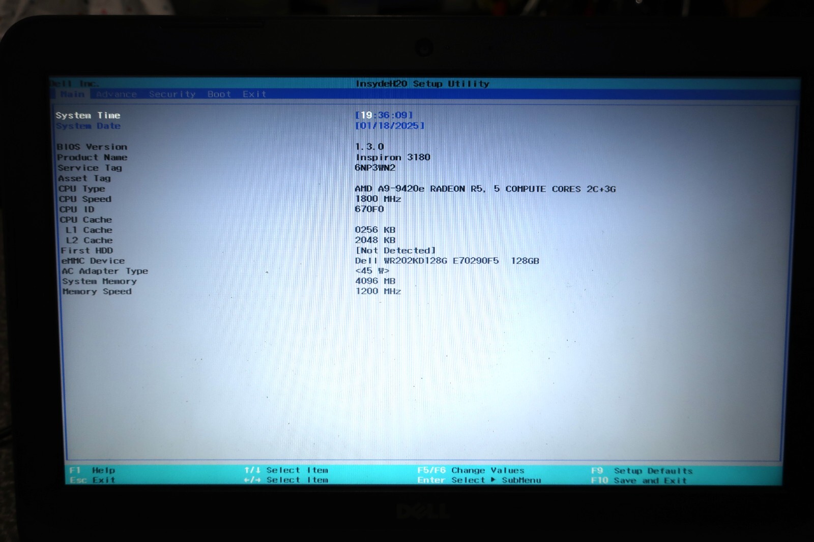 Laptop Dell P24T Inspiron 3180 11.6″ with Charger – Working