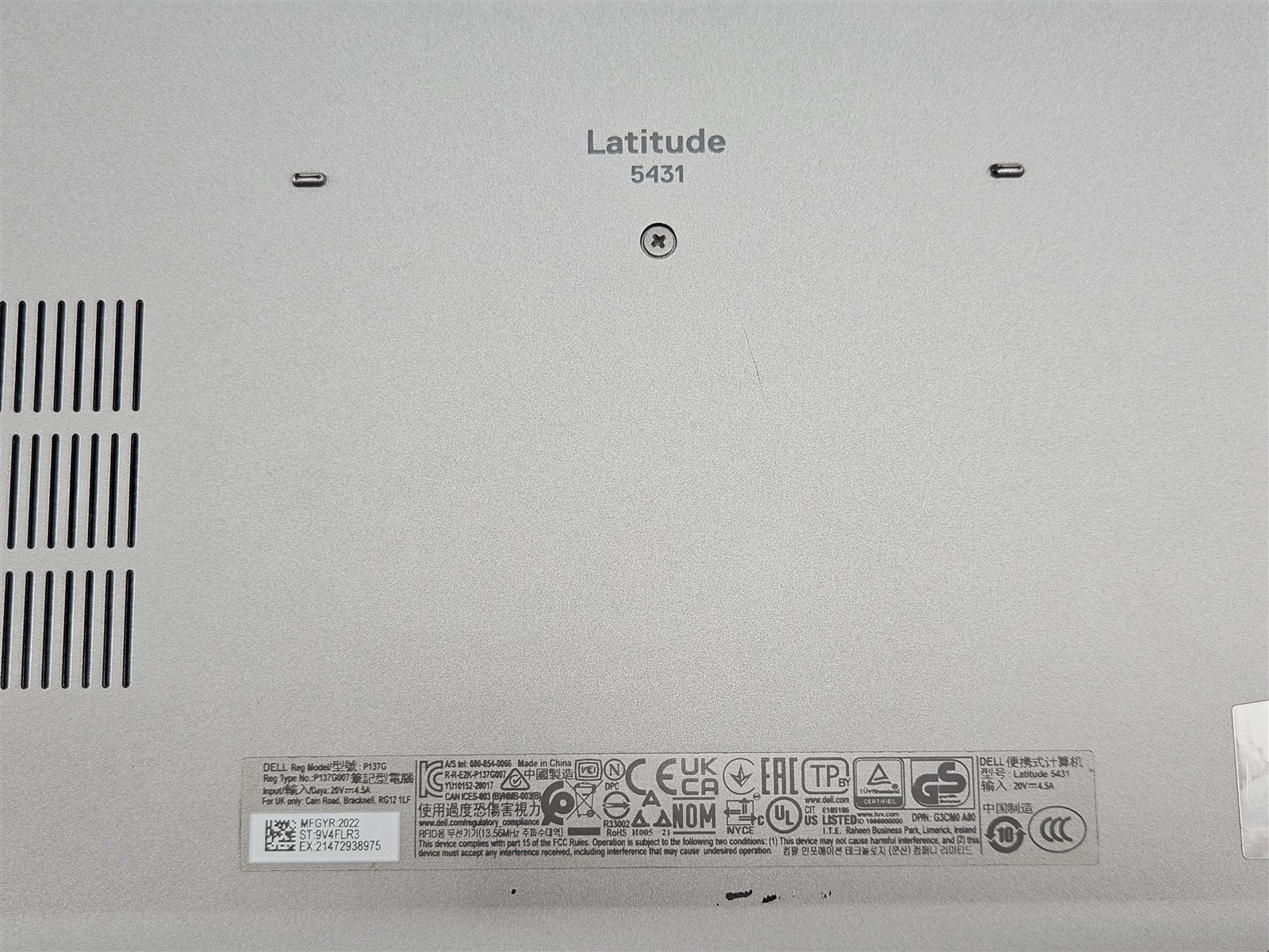 Dell Latitude 5431 Intel Core i7-1270P 14″ 16GB RAM 256GB SSD Business Laptop