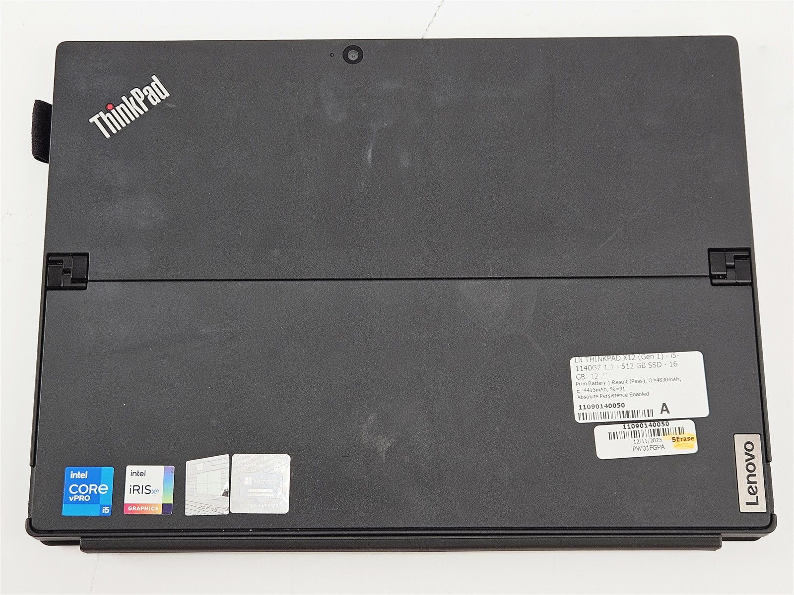 Lenovo 12.3″ ThinkPad X12 Detachable i5-1140G7 16GB RAM 512GB SSD Iris Xe Win11