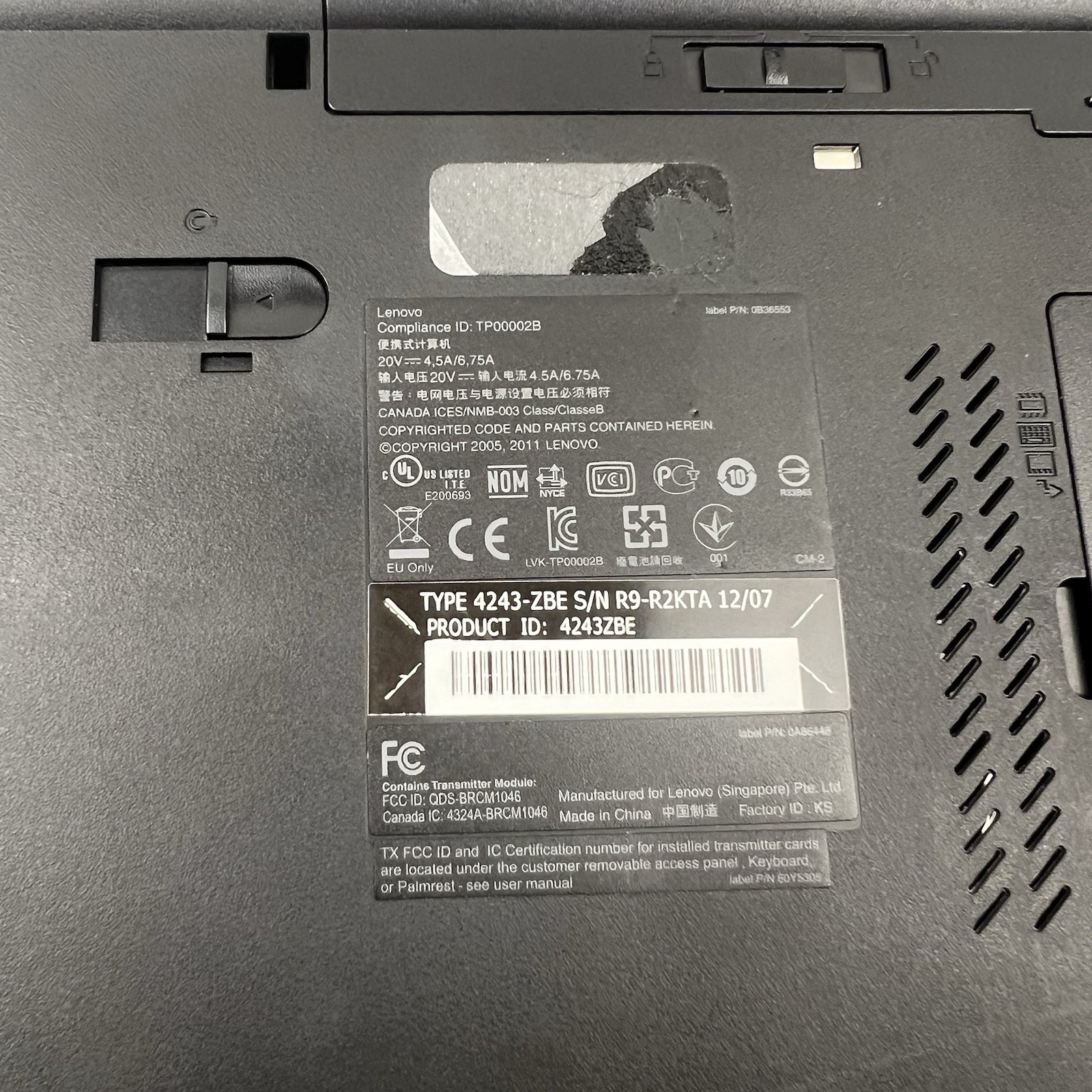 Lenovo ThinkPad T520 Intel i7-2640M 8GB 320GB HDD Linux Mint OS w/ Charger|ELP90