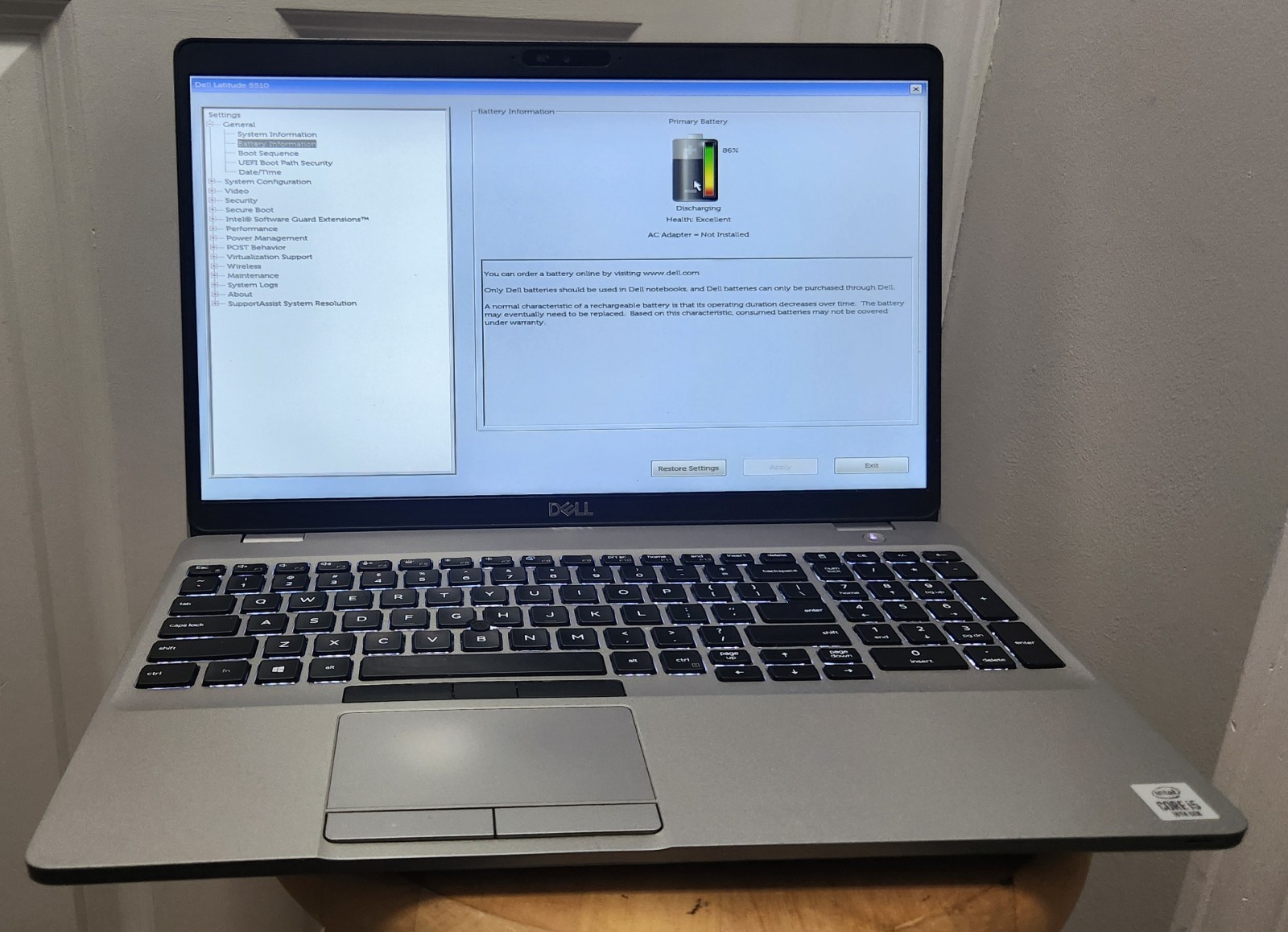 Dell Latitude 5510 Windows 11 Pro Laptop i5-10210U 16GB RAM 256GB nvme incl cord