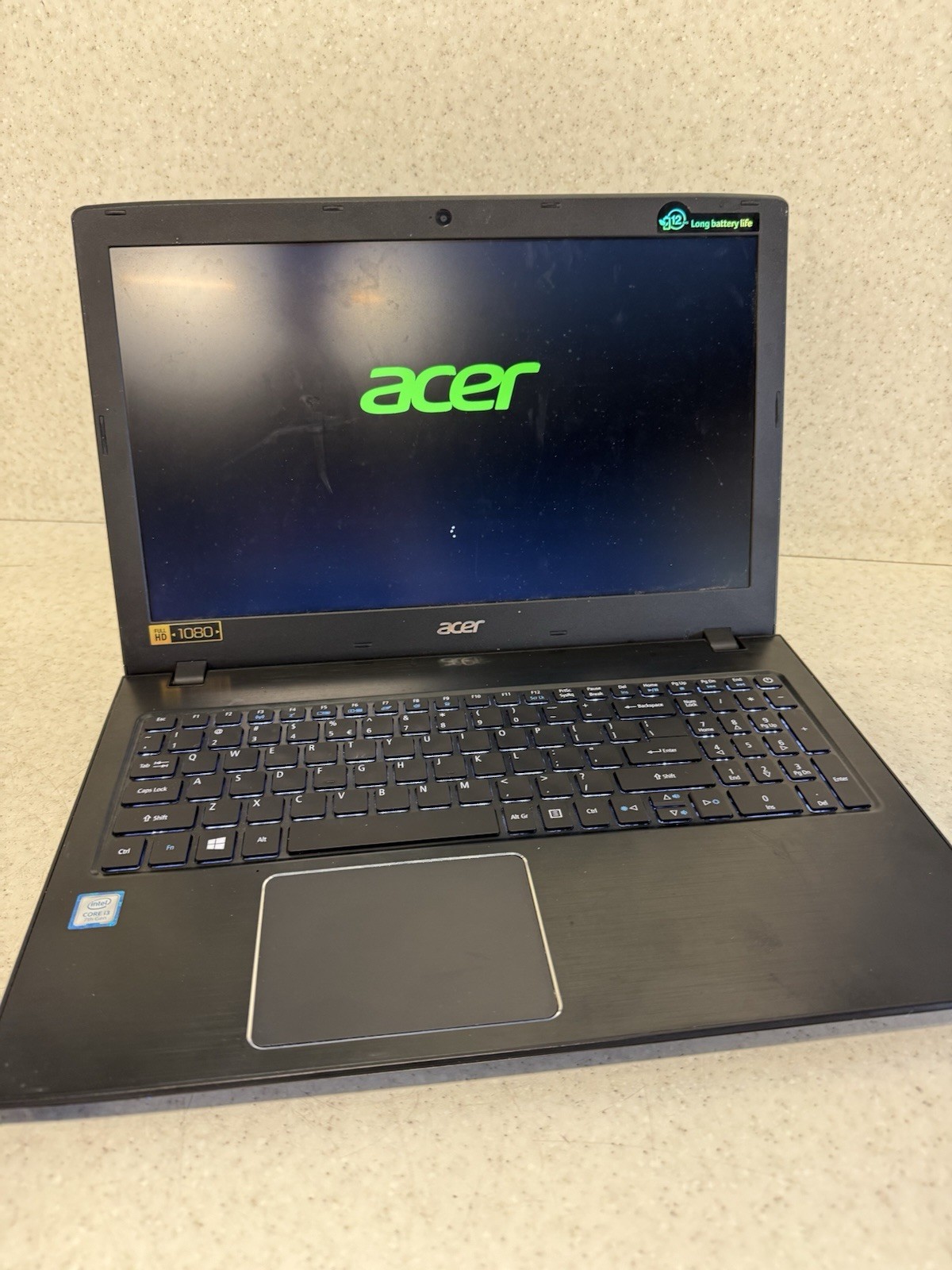 Acer Aspire E5-575 15″ Laptop Intel i3-7100U 8GB RAM 224GB SSD Win10 Computer