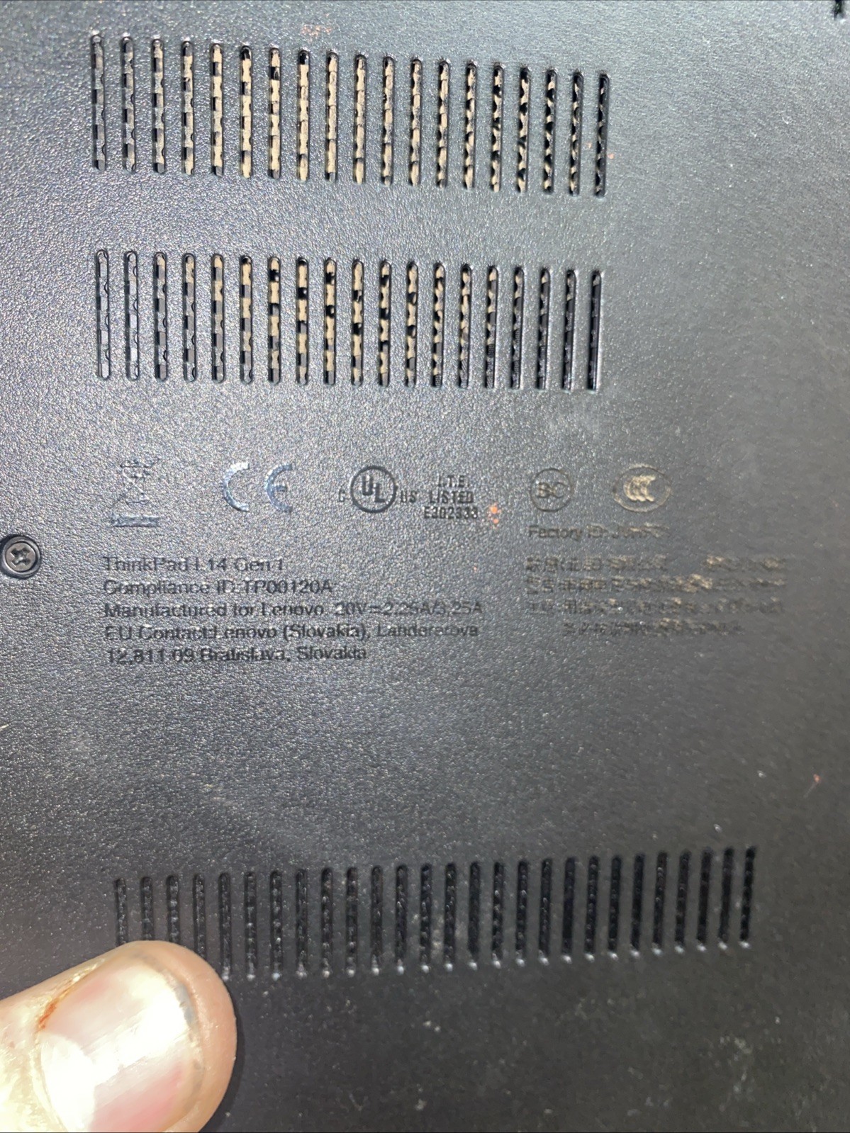 Lenovo Thinkpad L14 G1 i5-10210u 16GB Ram 256GB SSD, Windows 11