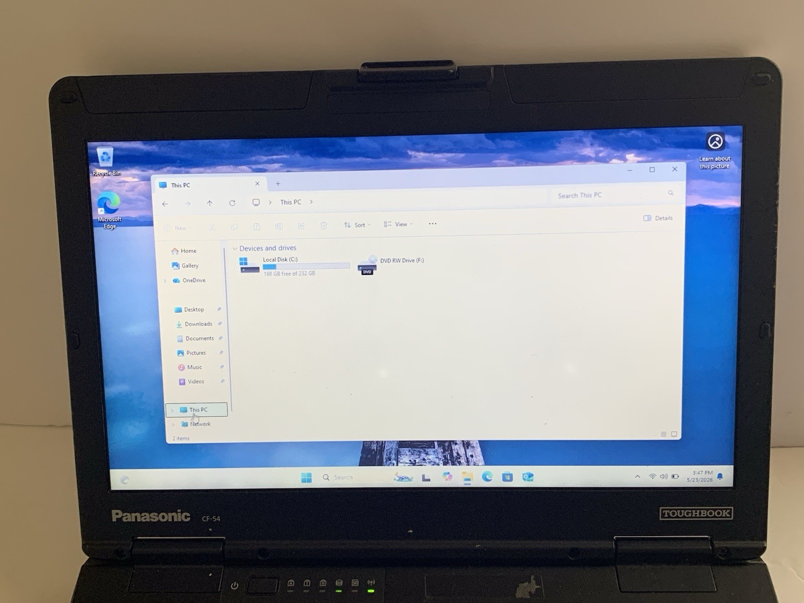 Panasonic Toughbook CF-54 i7 5600U 16GB 256 GB SSD | W11p | DVD| Good Condition