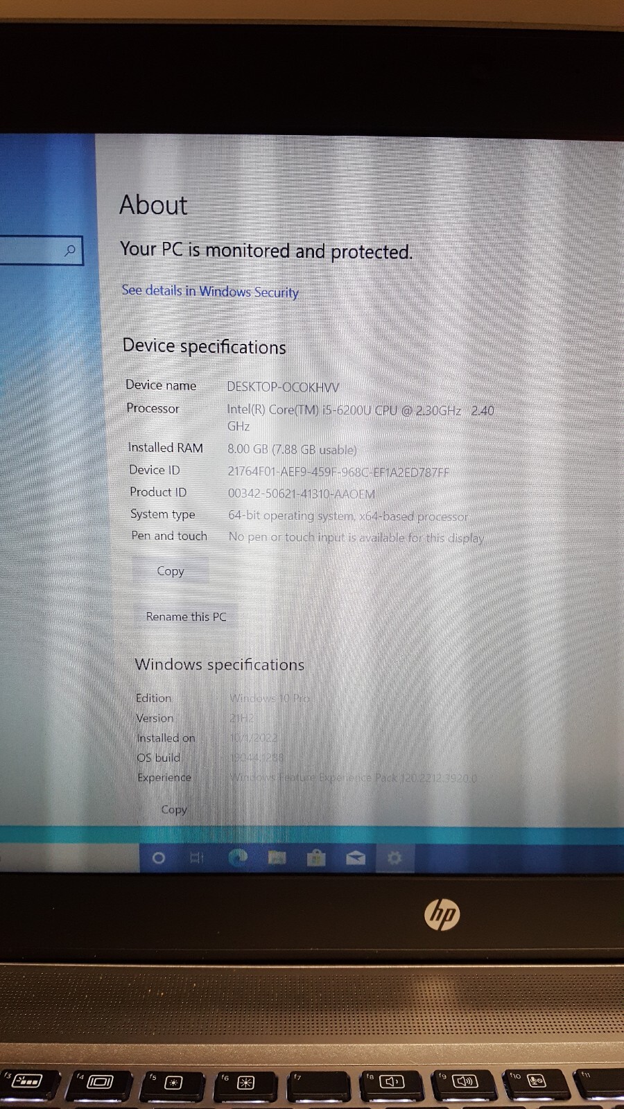 HP EliteBook 850 G3 Core i5-6200U 2.3 GHz 16 GB 256 GB SSD Windows 10 Pro Laptop