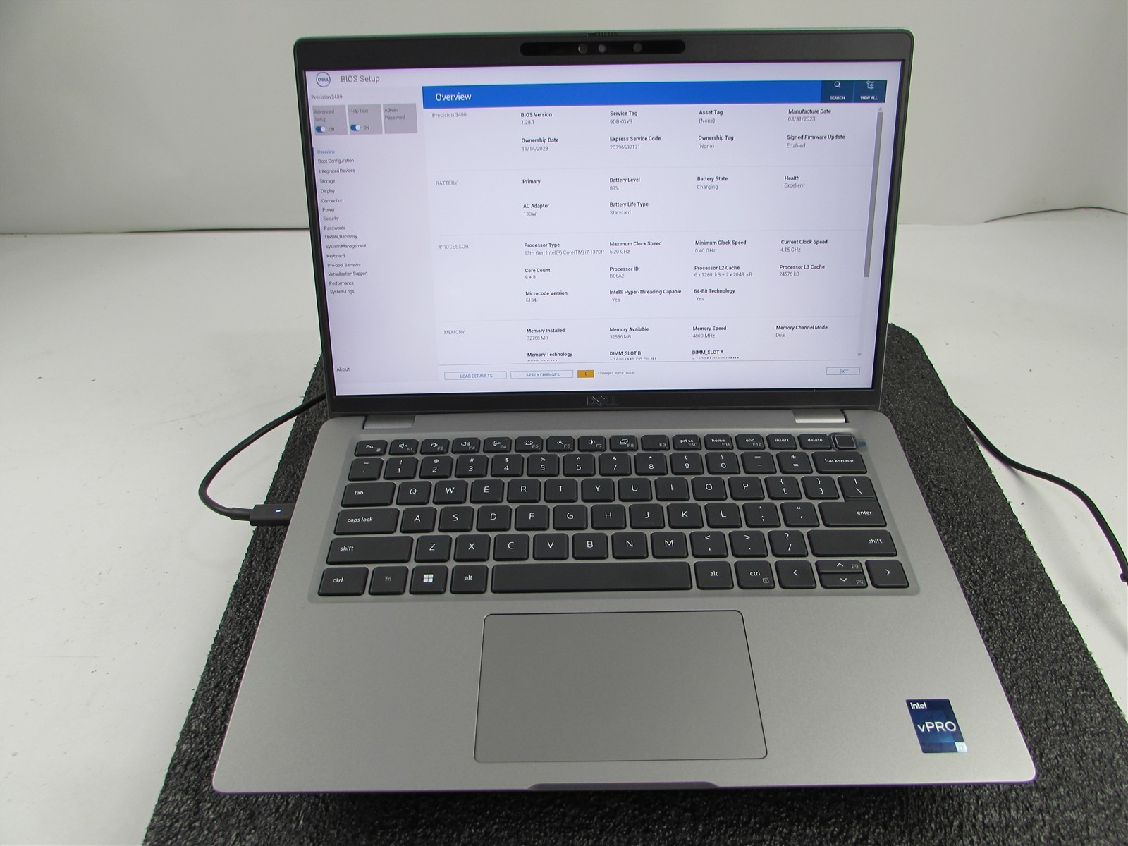 Dell Precision 3480 14″ i7-1370P 14-Core 256GB SSD 32GB RAM RTX A500 WIN 11 PRO