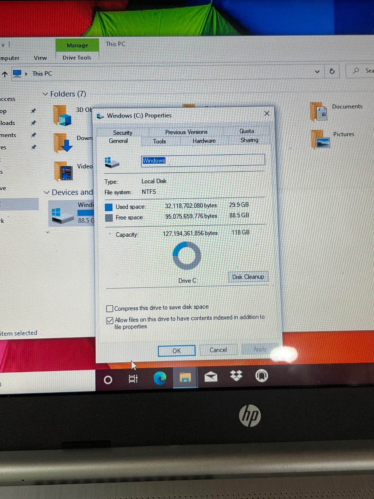 HP 14S-FQ0031AU LAPTOP WINDOWS 10 , 128GB SSD 8 GB RAM AMD 3020E