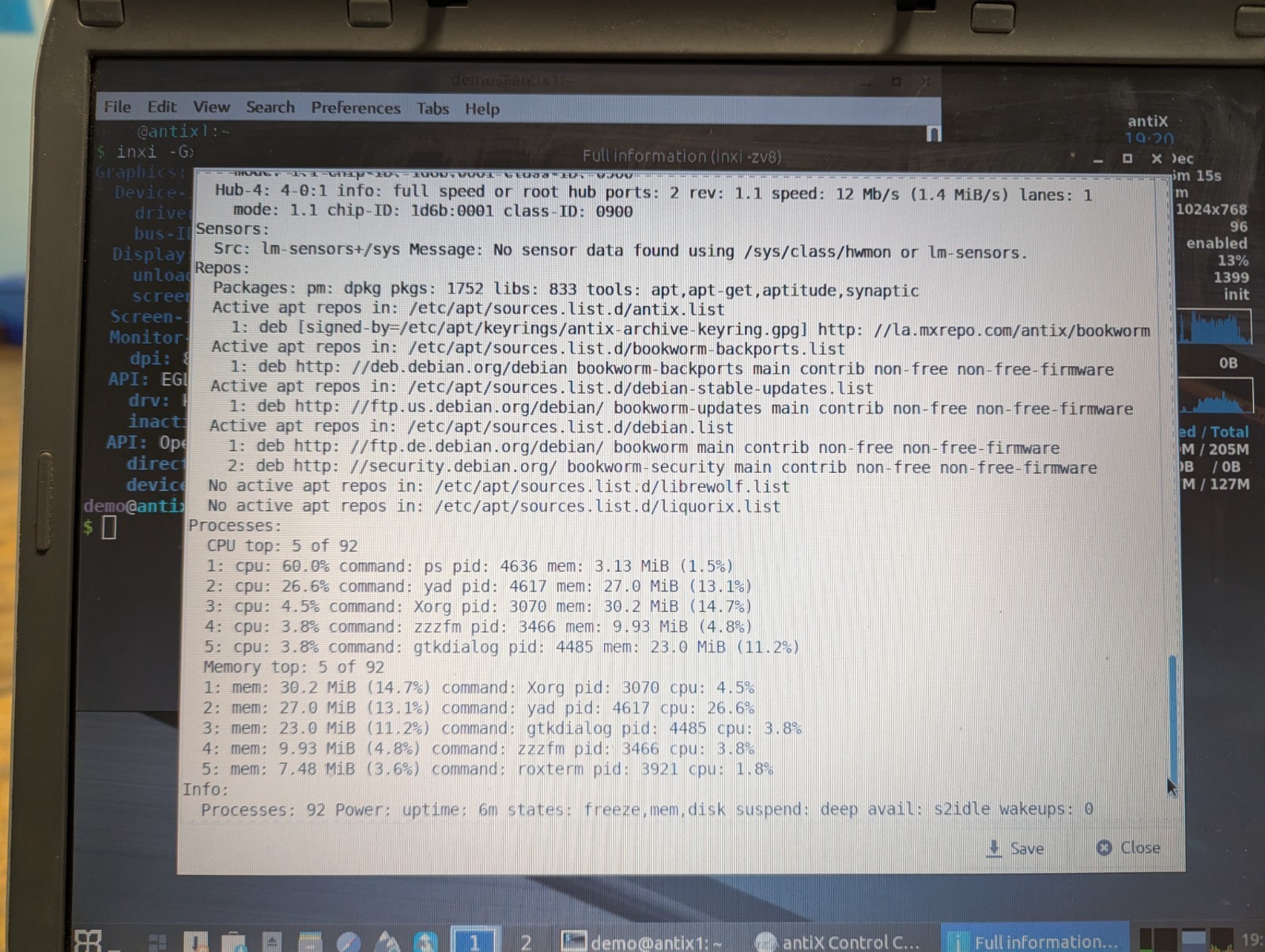 HP Compaq nx9020 Intel Celeron M 1.4, 256Mb RAM