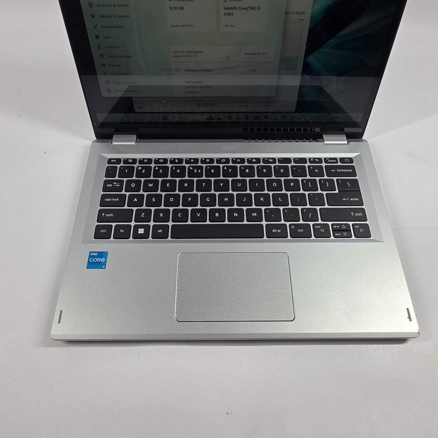 Broken Acer Aspire 3 Spin 4 1.8GHz 8GB RAM 128GB SSD Bad Screen