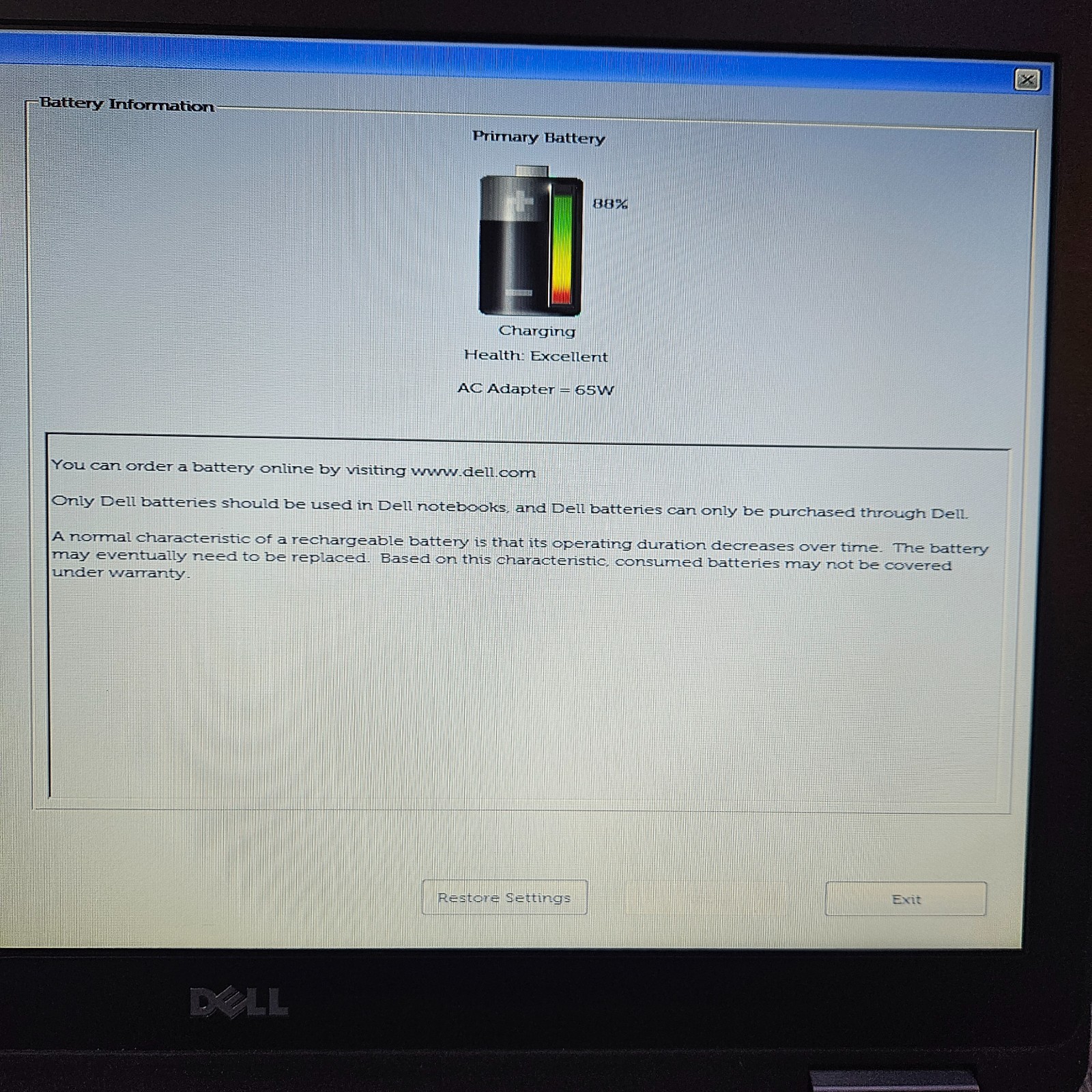 Dell Latitude E5570 15.5″ I5-6440HQ 16GB RAM NO SSD/OS W 65 W Charger