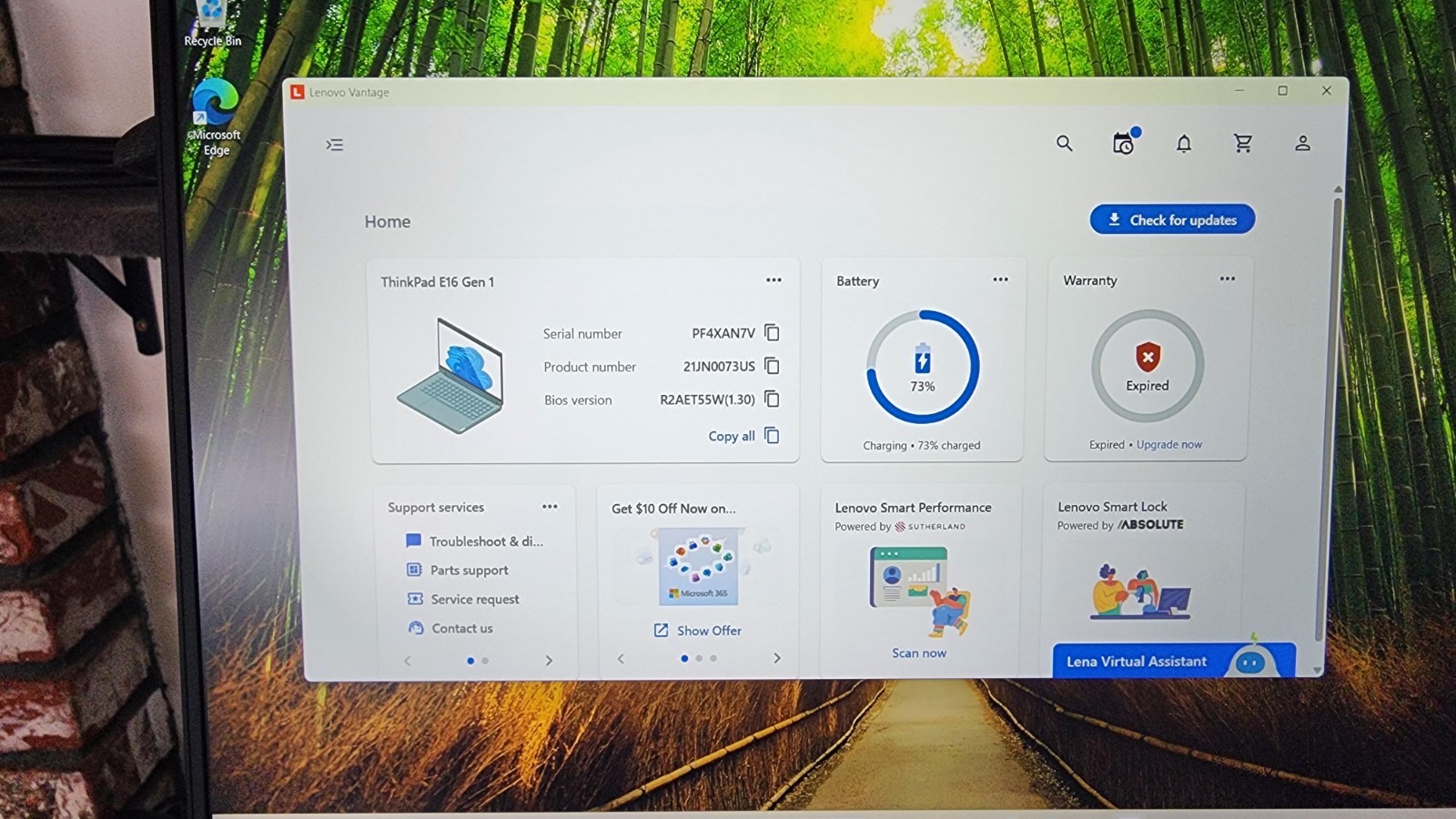 Lenovo ThinkPad E16 Gen 1 16″ 1TB SSD, Intel Core i7 13th Gen 40GB Ram