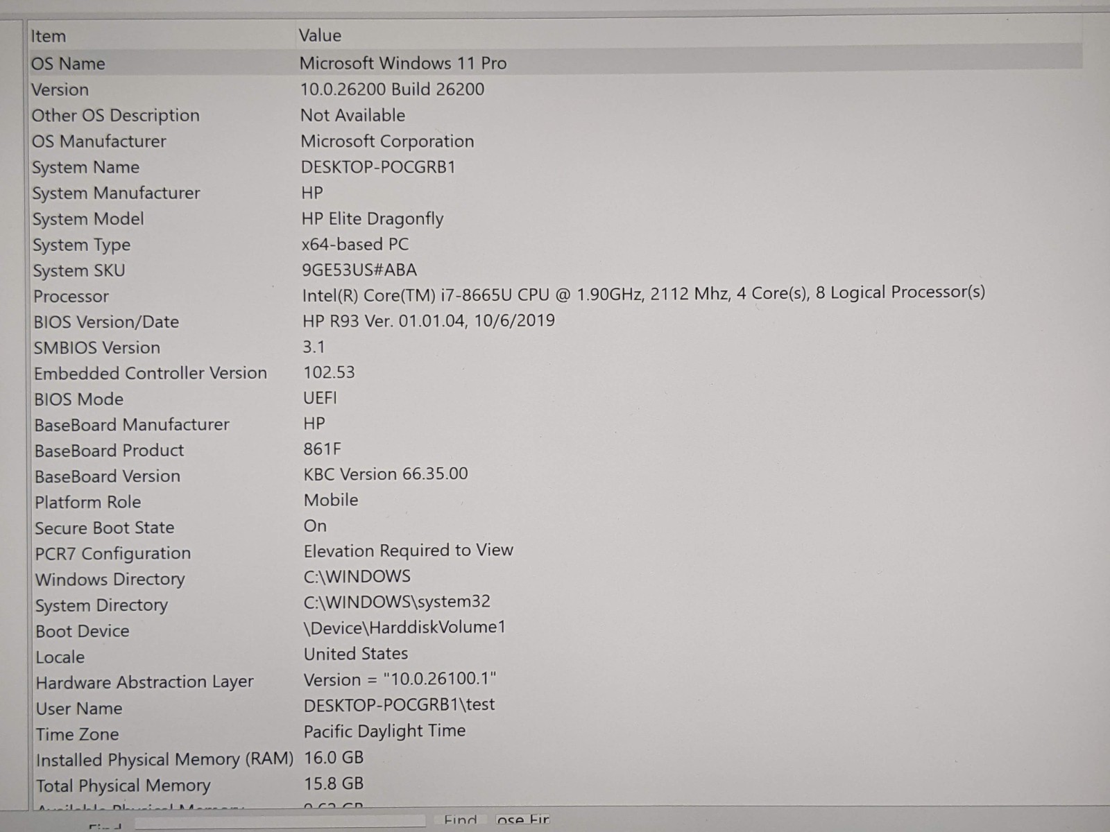 HP Elite Dragonfly Notebook PC 13.3″4KUHD TOUCH i7-8665U 1.9GHz 16Gb 1TB SSD +PA