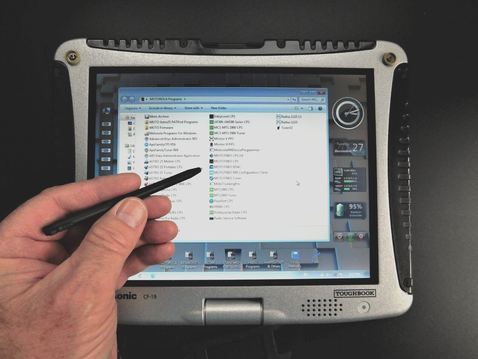 TOUGHBOOK CF-19 MK8 HAM Radio Triple Boot Laptop w/SDR 512GB SSD & DB-9 Serial