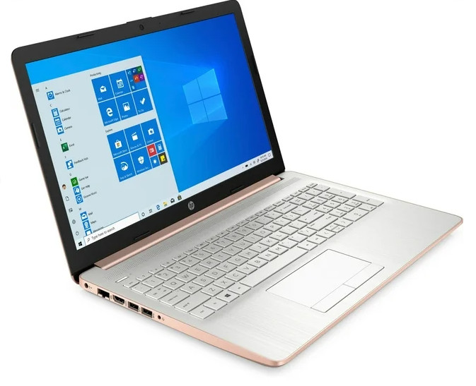 HP NOTEBOOK 15.6″ HD TOUCH G5405U 8GB 256GB SSD Pale Rose Gold PHYSICAL DAMAGE
