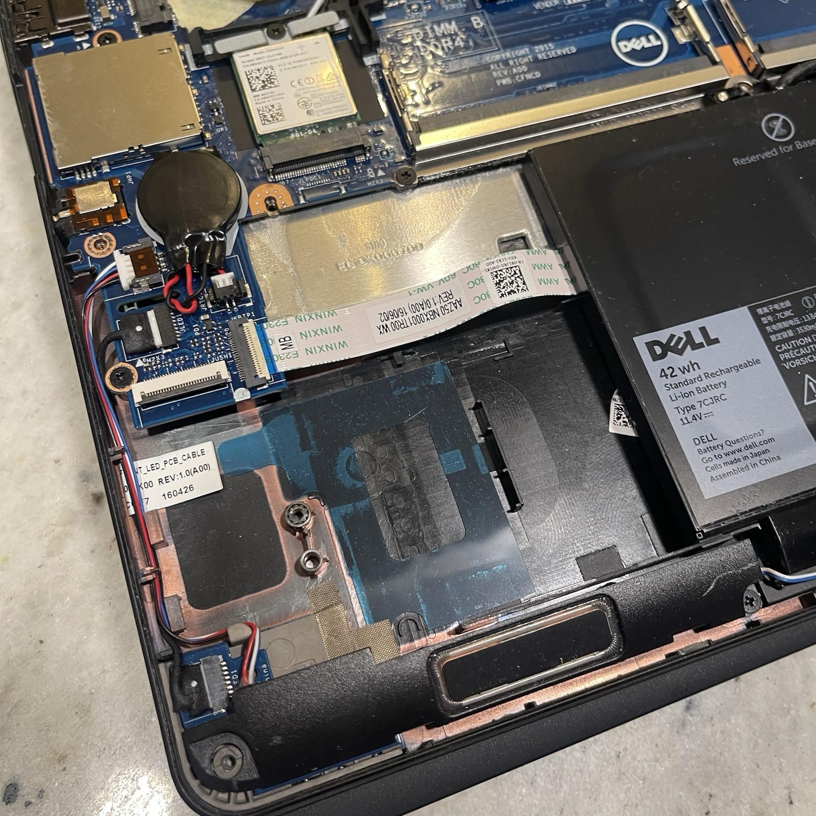 Lot 2 Dell Latitude E7270 12.5″ Laptops i3-6th No Ram No HDD Tested Boot To BIOS