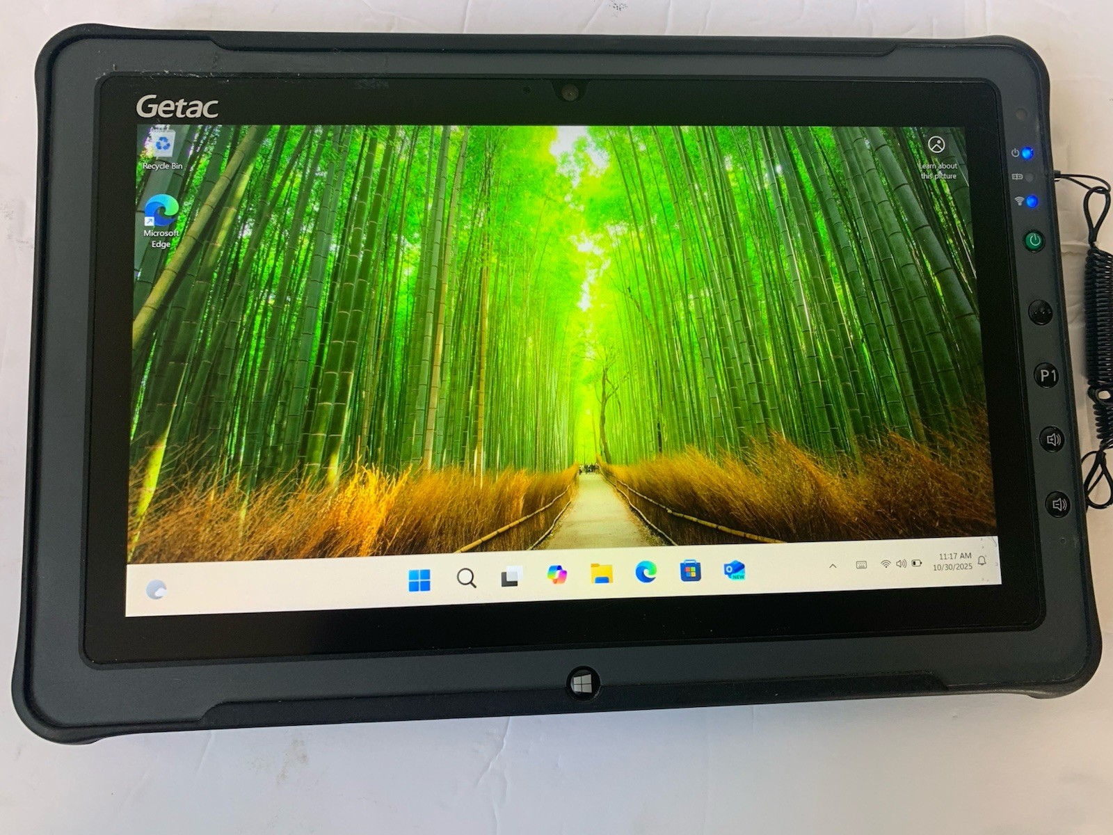 GETAC F110 G5 Tablet 11.6″ i7-8565U 1.80GHZ 16GB RAM 256GB GPS LTE W11 Grd A