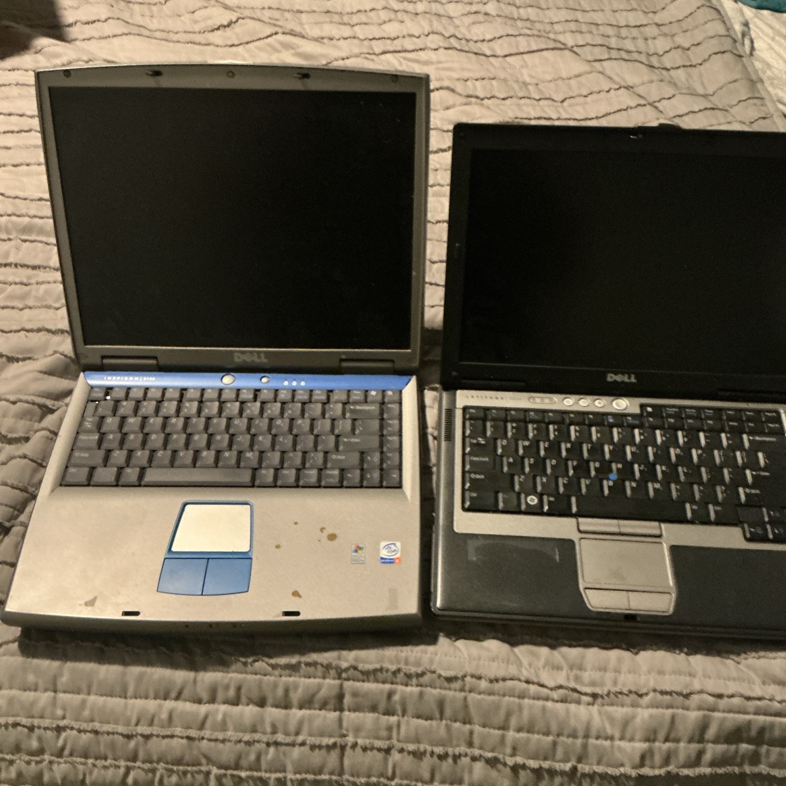Lot of 2 Dell Computers-Inspiron 5100 and Latitude D630 Untested