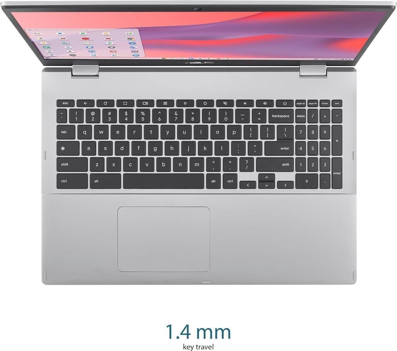 ASUS Chromebook CX1 Laptop, 15.6” FHD (1920 x 1080) LED Display, Intel Celeron N