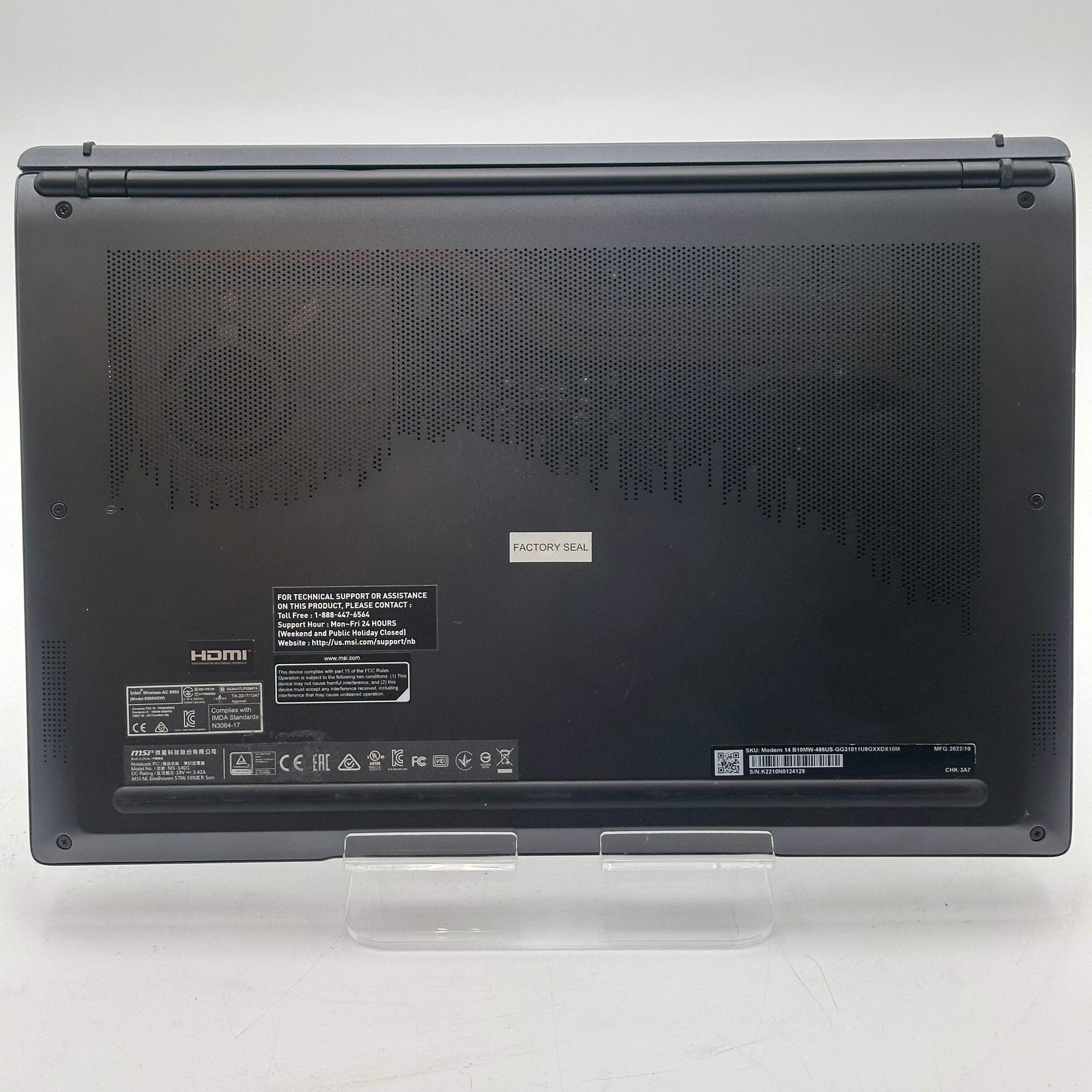 MSI Modern 14 B10MV 14-inch Blue Laptop