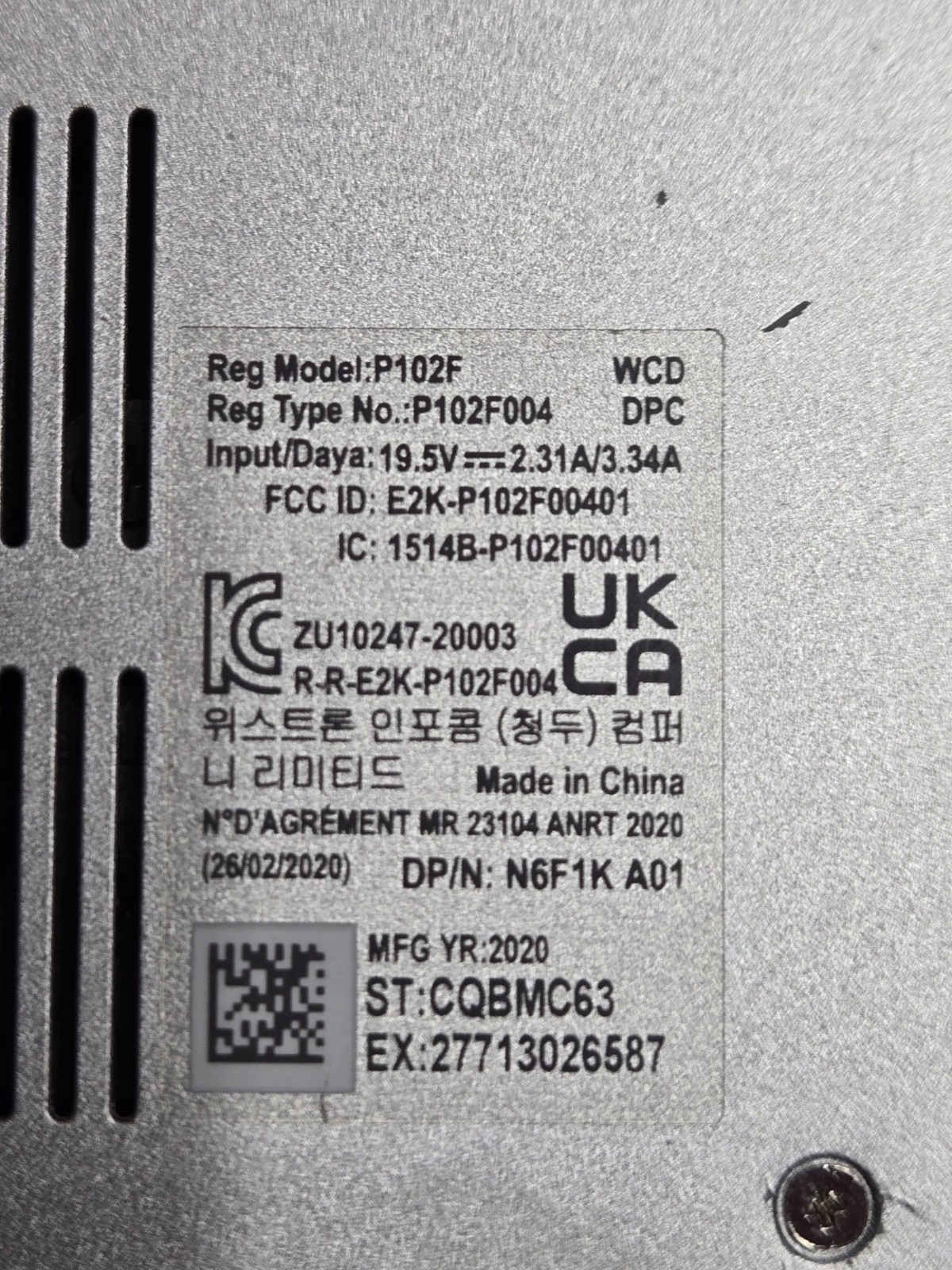 Dell Inspiron 5505 15.6″ Ryzen 5 4500U 8GB RAM 256SSD **READ**
