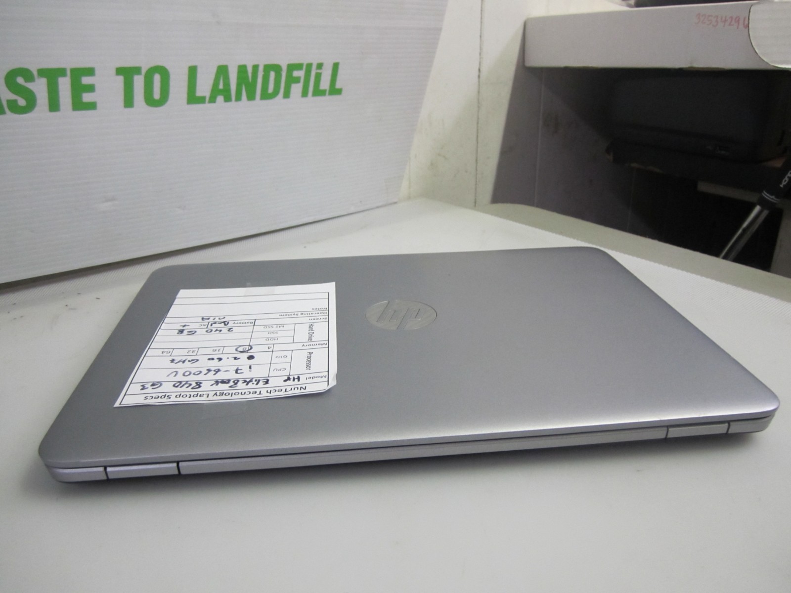 HP EliteBook 840 G3 14″ Laptop I7-6600U 2.6G 8GB 240GB M2SSD BAD BTRY NO OS + AC