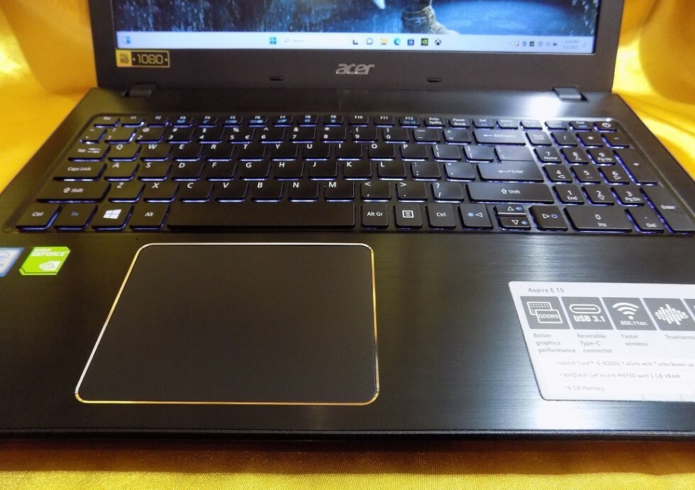 Acer Aspire E15 E5-576G 15.6″ 500GB +256GB 12GB Win11 *Gaming PC Laptop Computer