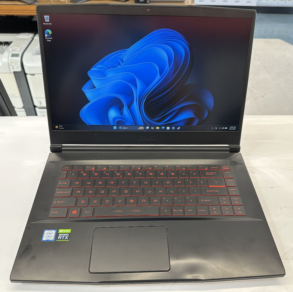 MSI MS-16W1 i5-9300H 2.40GHz 8GB 477GB SSD Windows 11 Home