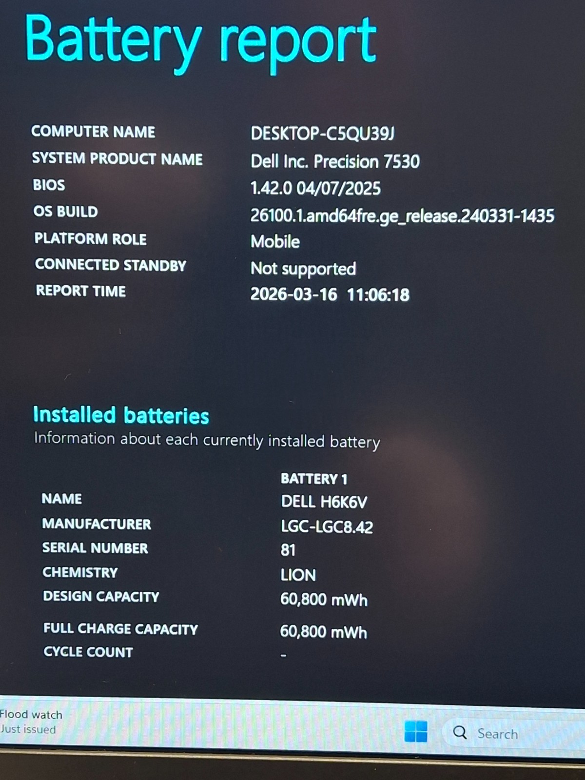 Dell Precision 7530 i7 8850H @ 2.60 GHz 256GB SSD 32 GB 15.6″ FHD Win 11 Pro
