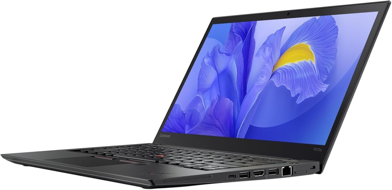 Lenovo ThinkPad T470S 14″ Core i5-6300U 2.4Ghz 32GB RAM 256GB SSD Black Laptop