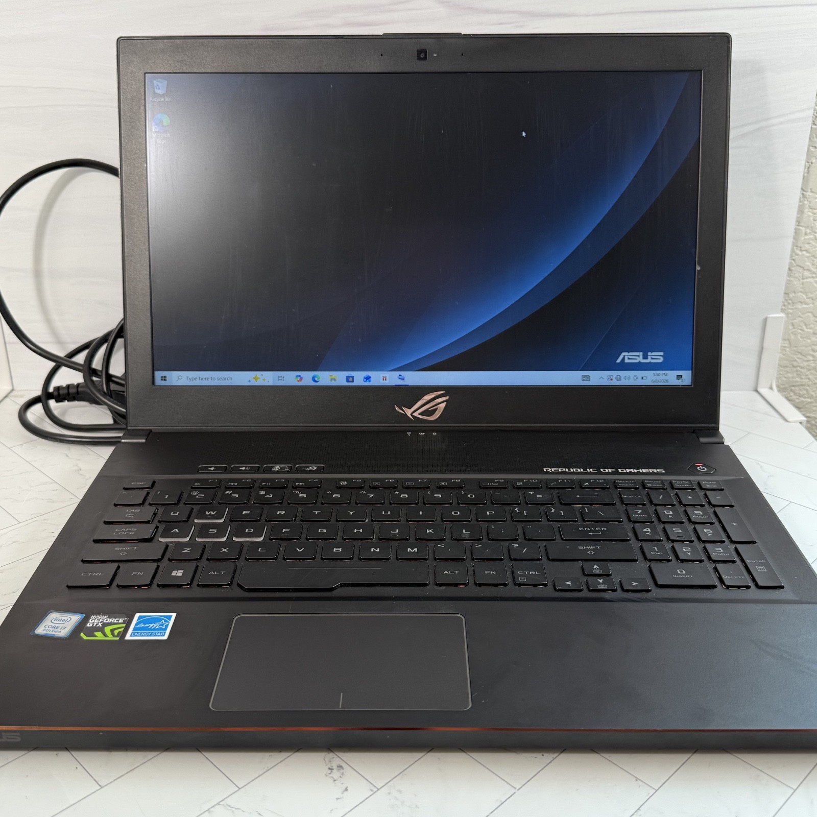 Asus ROG Strix Hero II 15.6″ i7 2.2GHz 16GB 1 TB NVIDIA GeForce GTX 1060 #H855