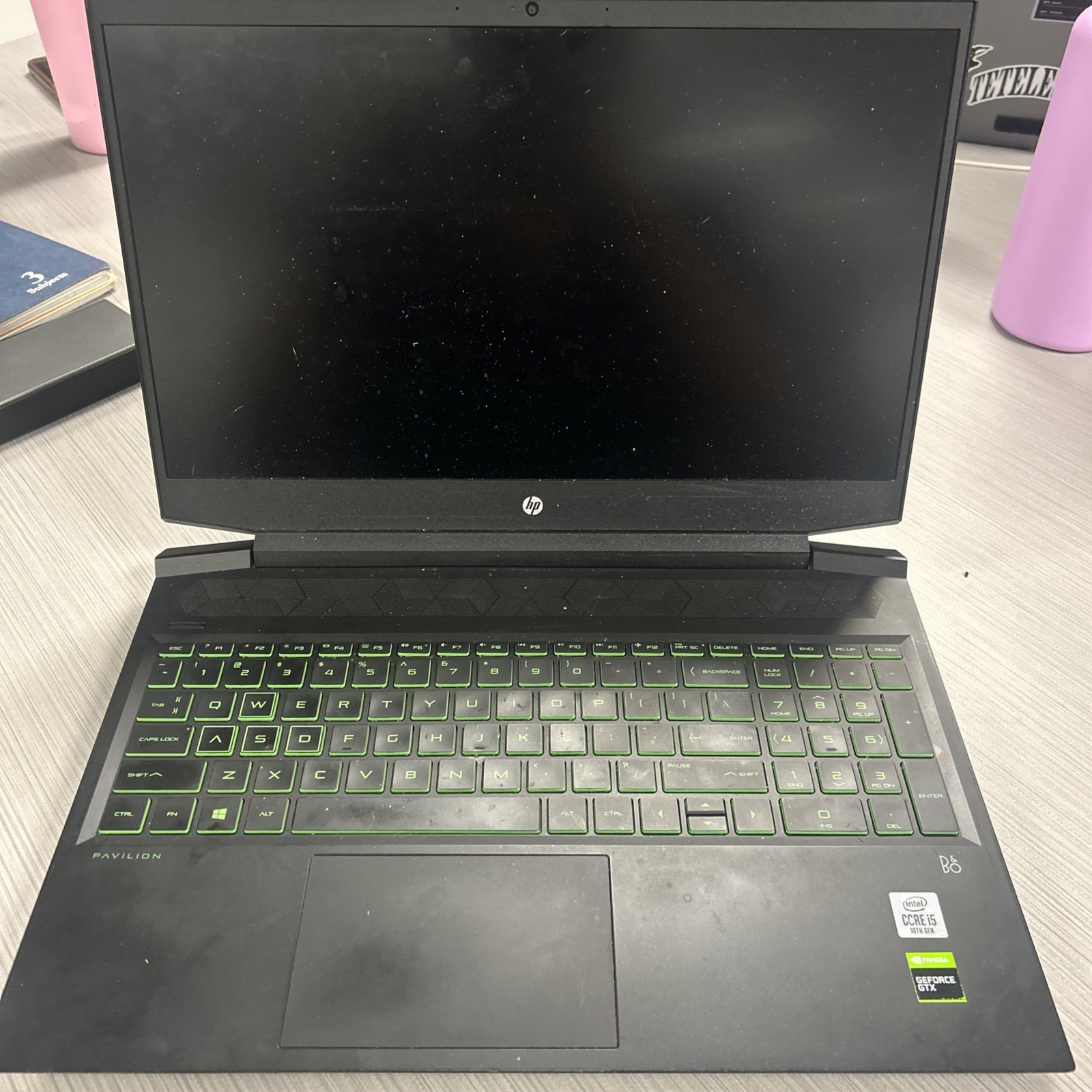 HP Pavilion 15.6in 480GB, Intel Core i5 10th Gen, 2.40GHz, 8GB, NVIDIA 1660TI