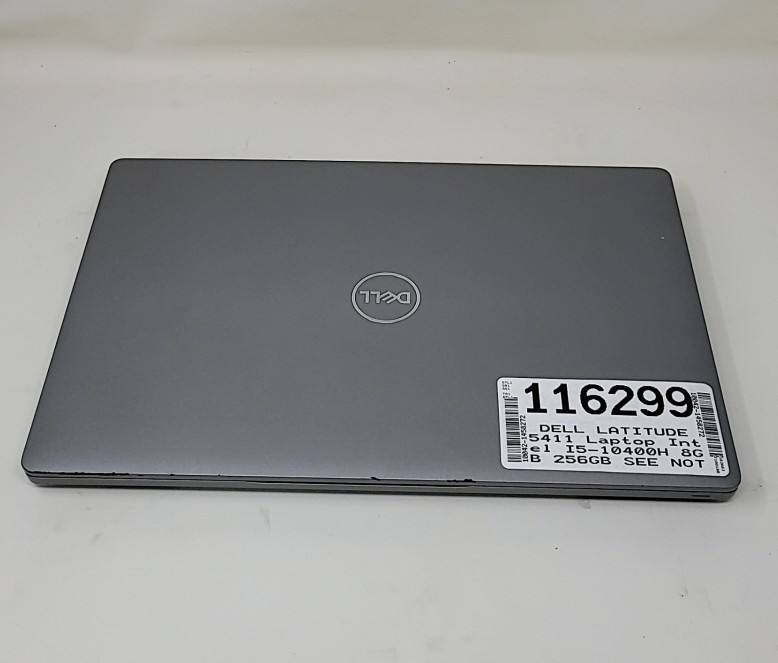 DELL LATITUDE 5411 Laptop Intel Core I5-10400H 8GB 256GB SEE NOTES