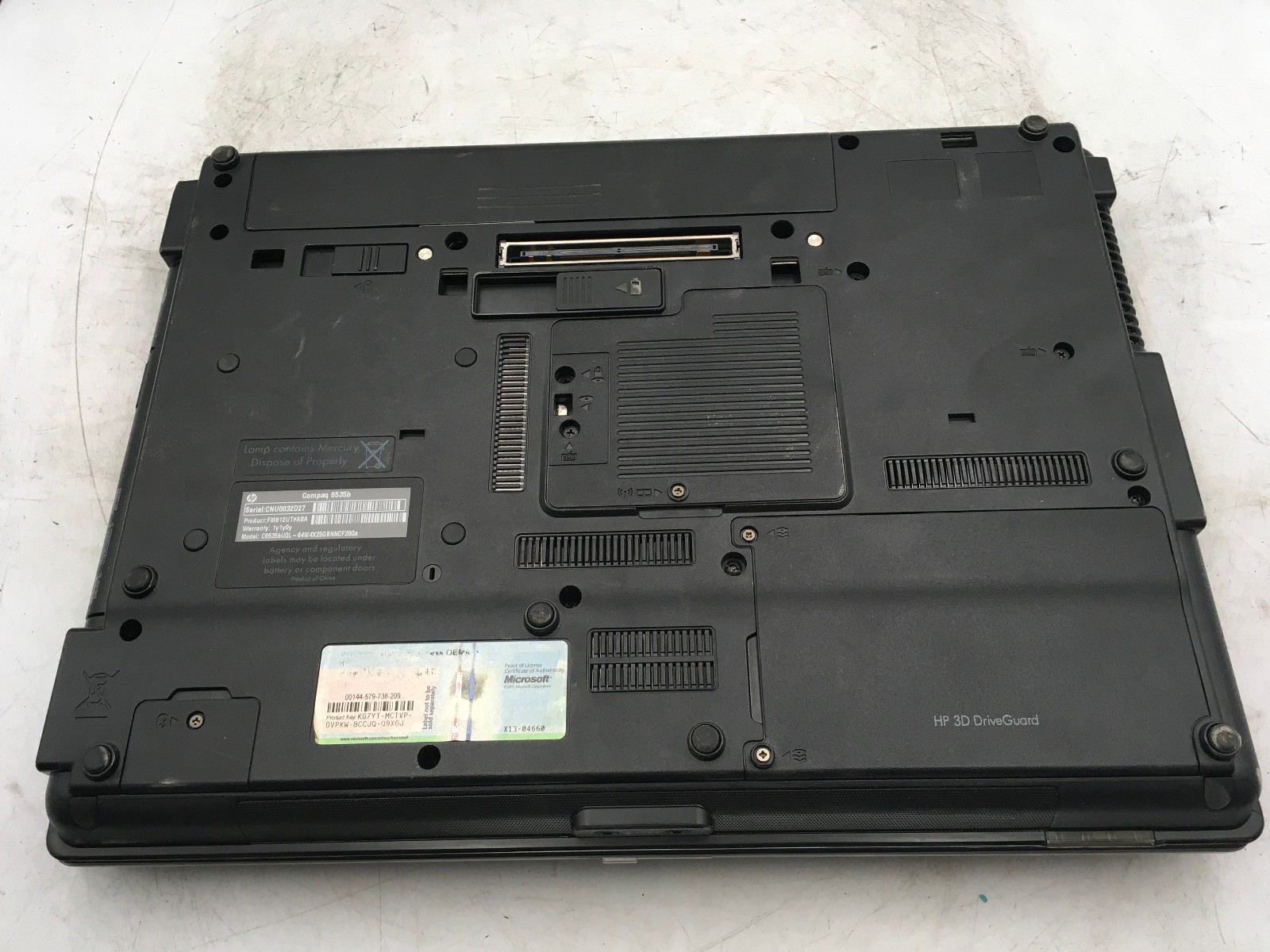 HP COMPAQ 6535B – BOOTS TO BIOS – AMD ATHLON X2 – 2GB RAM – NO OS – READ DESC-BB
