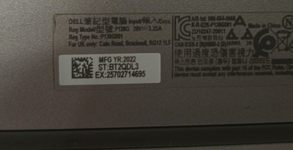 Dell Latitude 5320 TOUCH i5-1135G7@2.40GHz 8GB RAM 256GB NVMe Win11Pro MC571!