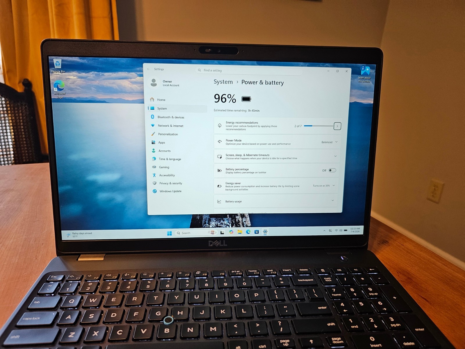 Good Dell Latitude 5500 i5-8265U 1.6GHz 8GB RAM 256GB NVMe Full HD AC & Battery