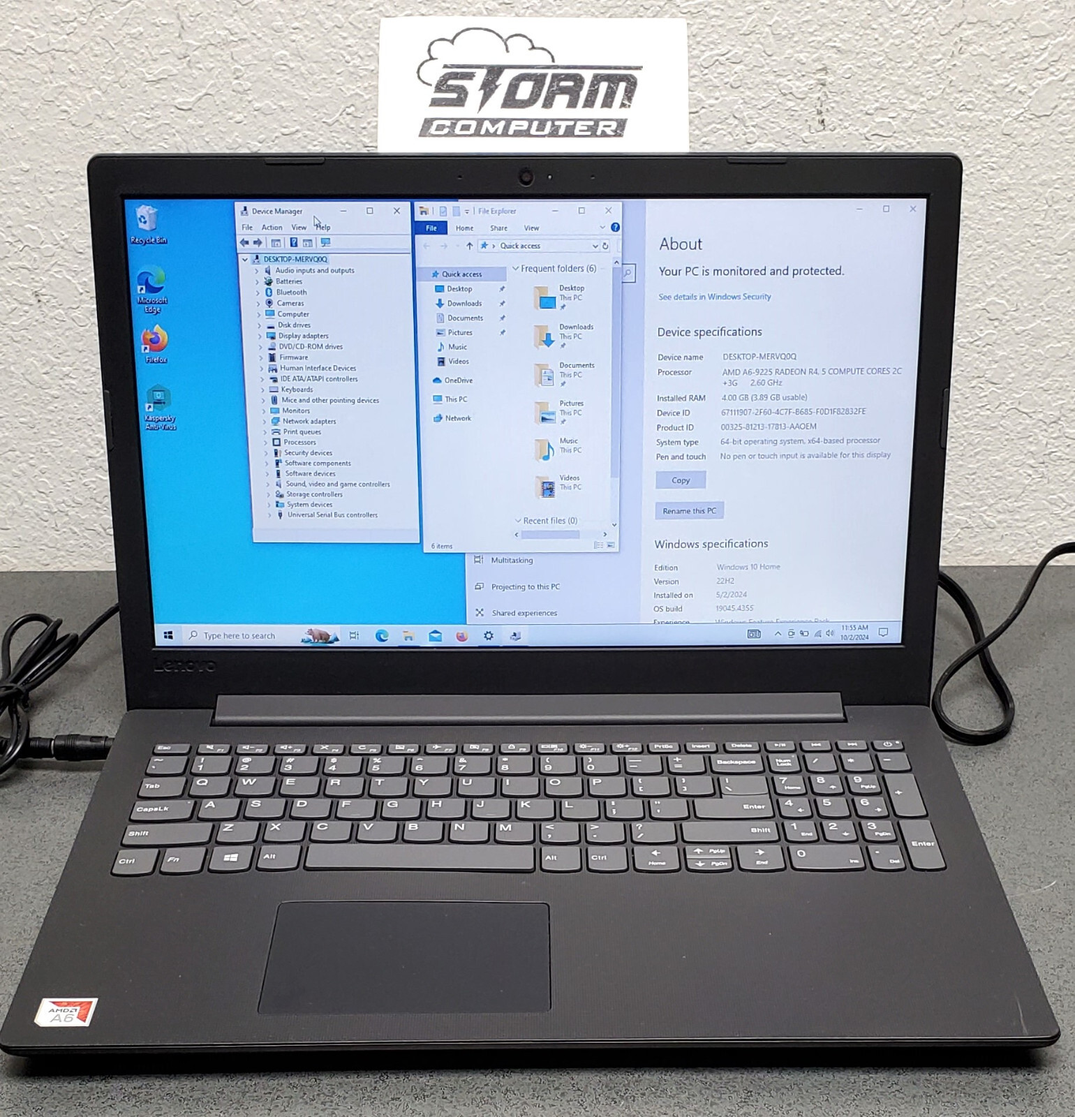 Lenovo IdeaPad 130-15ast 4GB 128GB SSD Laptop
