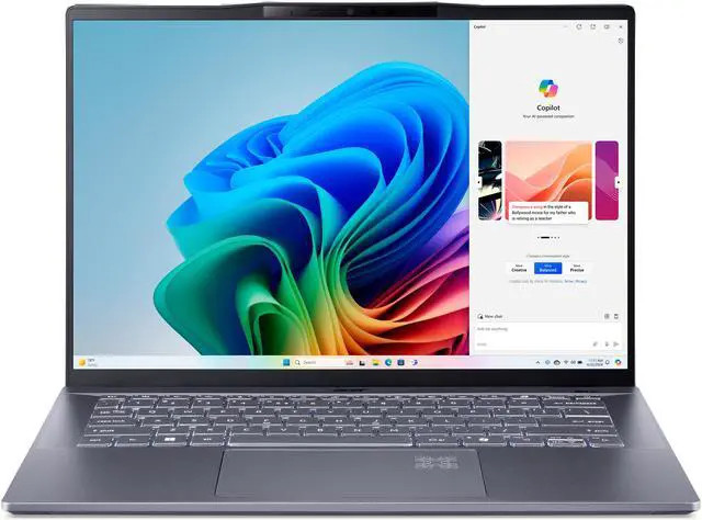 Acer Swift 14.5 in Snapdragon AI Copilot+ 16GB LPDDR5X Snapdragon X Plus 1TB SSD