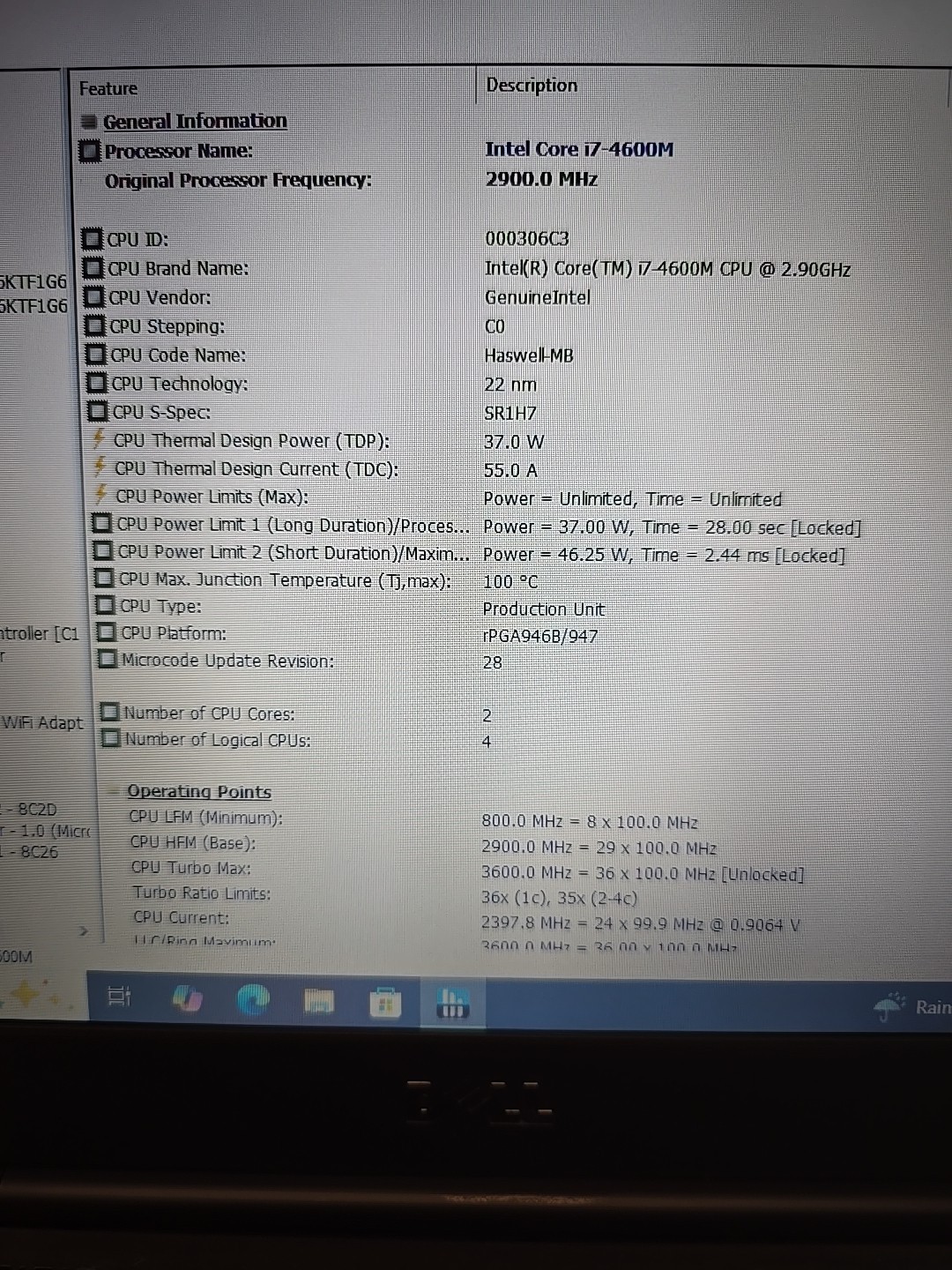 Dell Precision M4800 | i7-4600M 16GB RAM 256GB SSD + 500GB HDD | NVIDIA K1100M