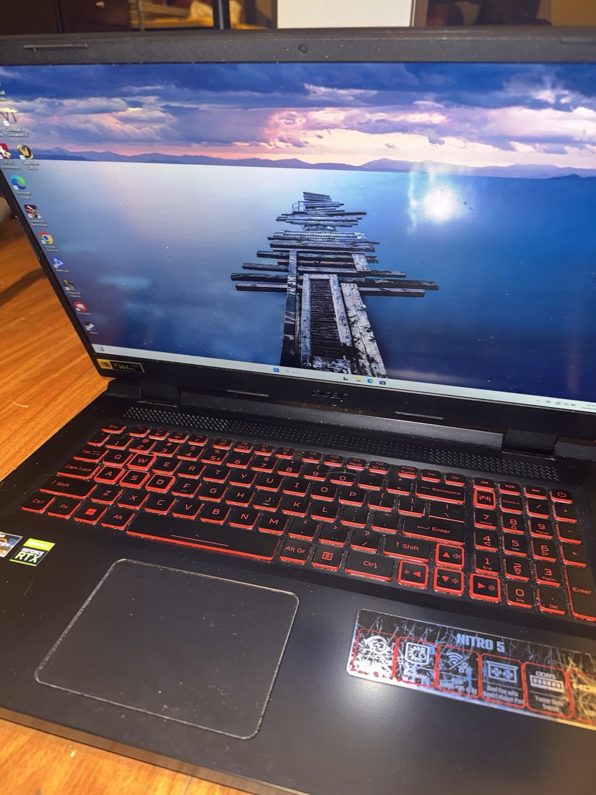 Acer Nitro 5 AN517-42 17.3″ (2TB SSD, AMD 8 core, 64 GB RAM, NVIDIA 3050 Ti USED