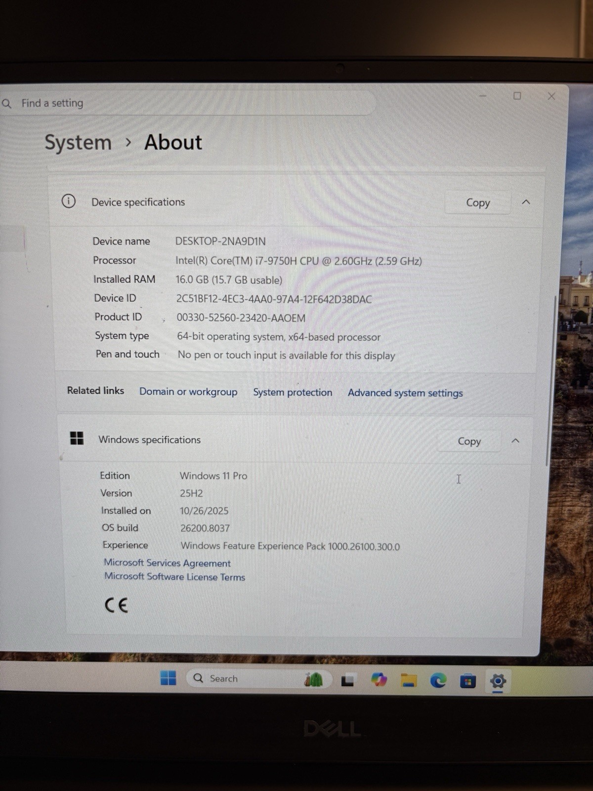 Dell XPS 7590, Gaming GTX 1650, i7-9750H, 16GB 512GB NVMe, Win 11 Pro