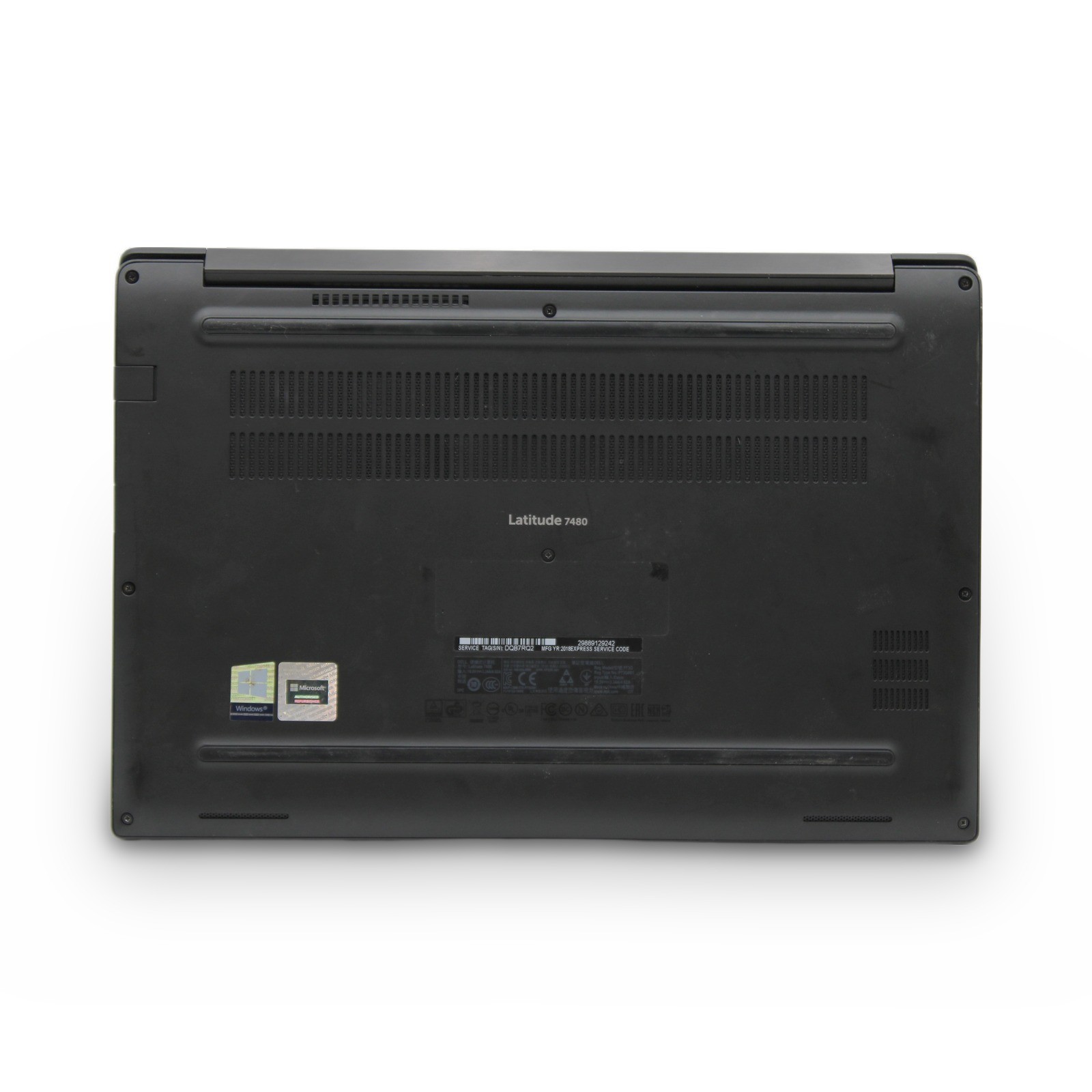 Dell Latitude 7480 14in i5-6300U 8GB FHD Grade A No OS, Drive, Power Cord